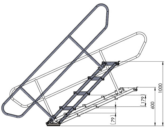 TAF STH-STAIRS/ADJ Adjustable stairs