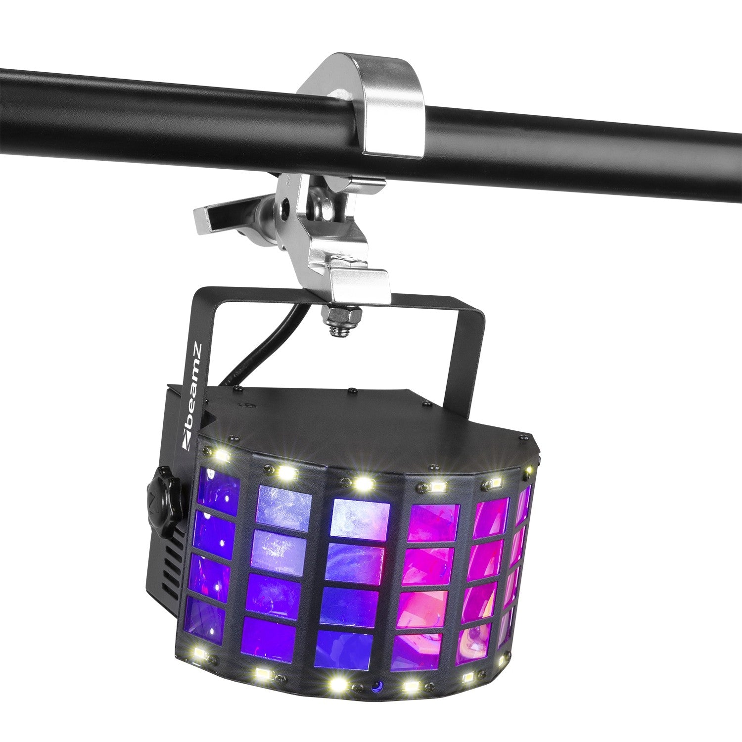 BeamZ DerbyStrobe LED ar DMX efektu gaisma