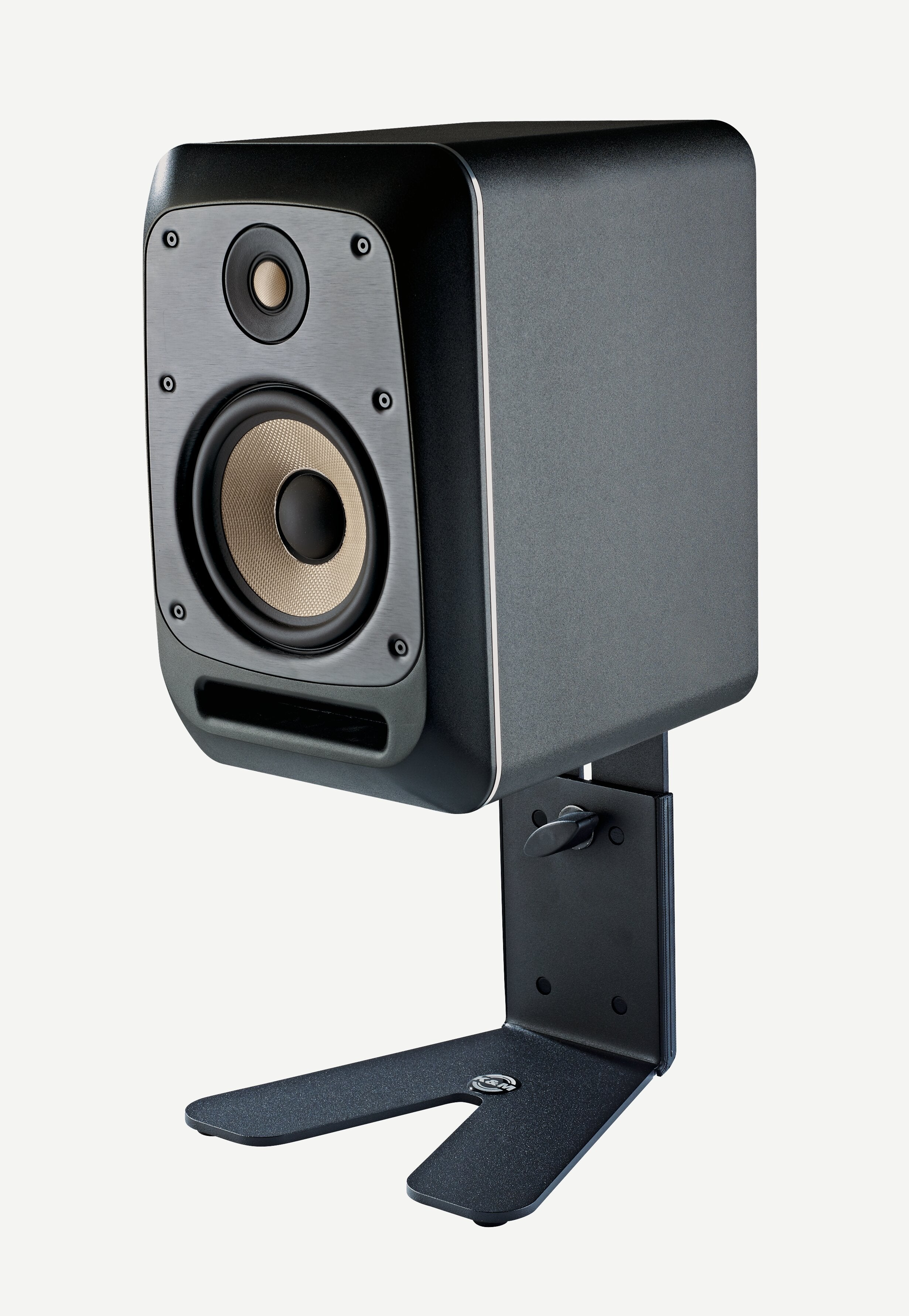 K&M 26772 melns galda monitoru statīvs