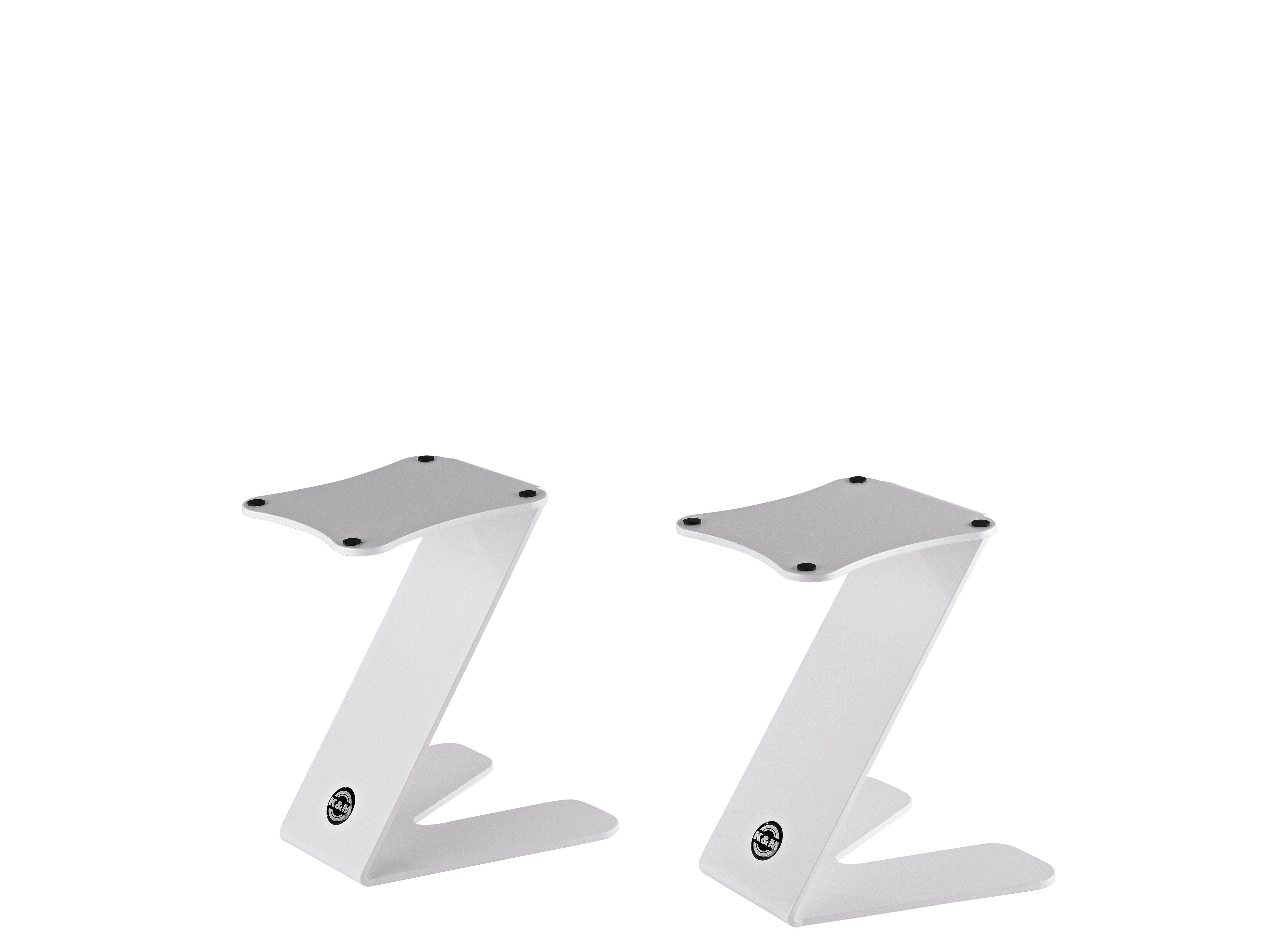 K&M 26773 balts galda monitoru statīvs »Z-Stand«