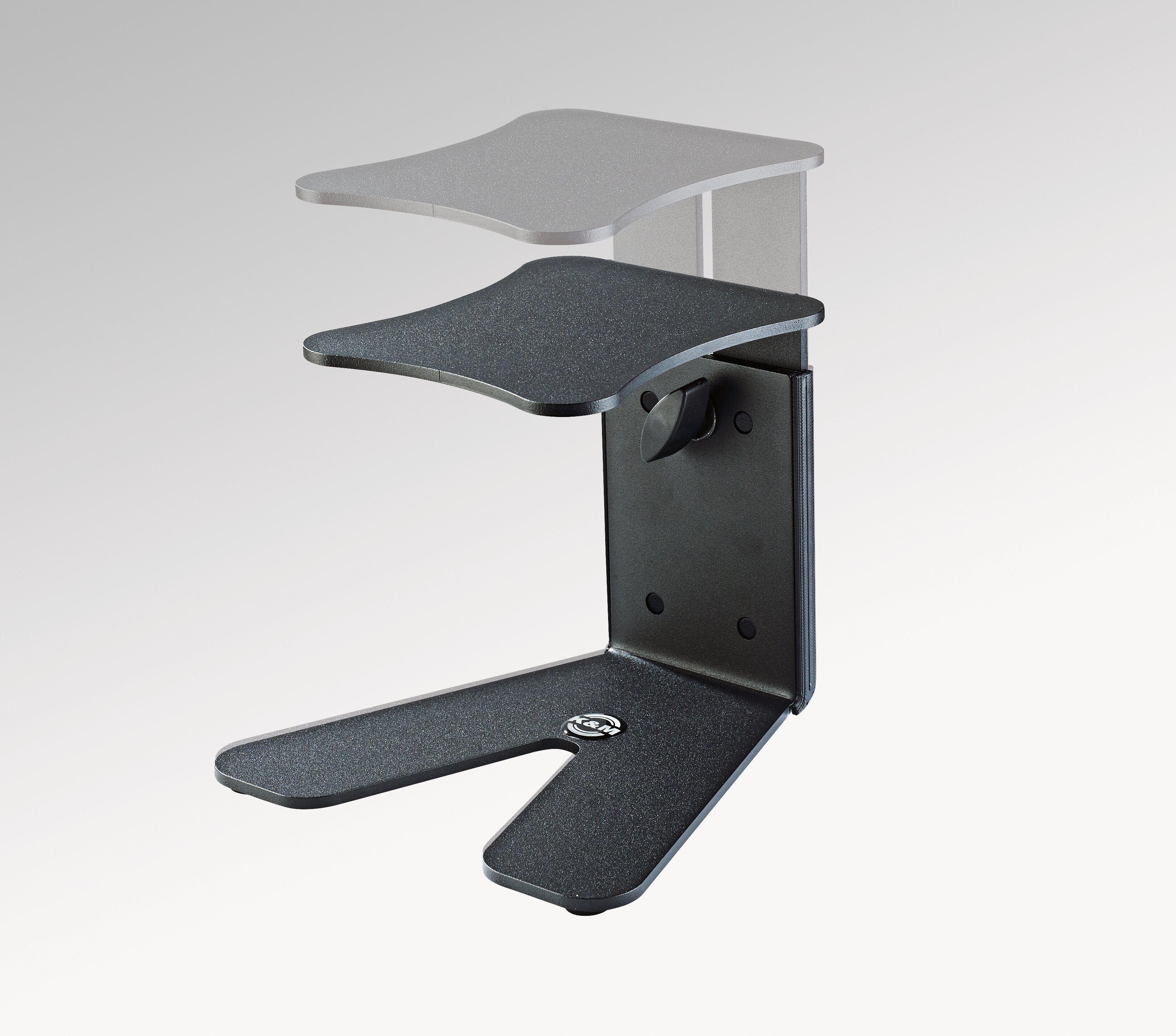 K&M 26772 melns galda monitoru statīvs