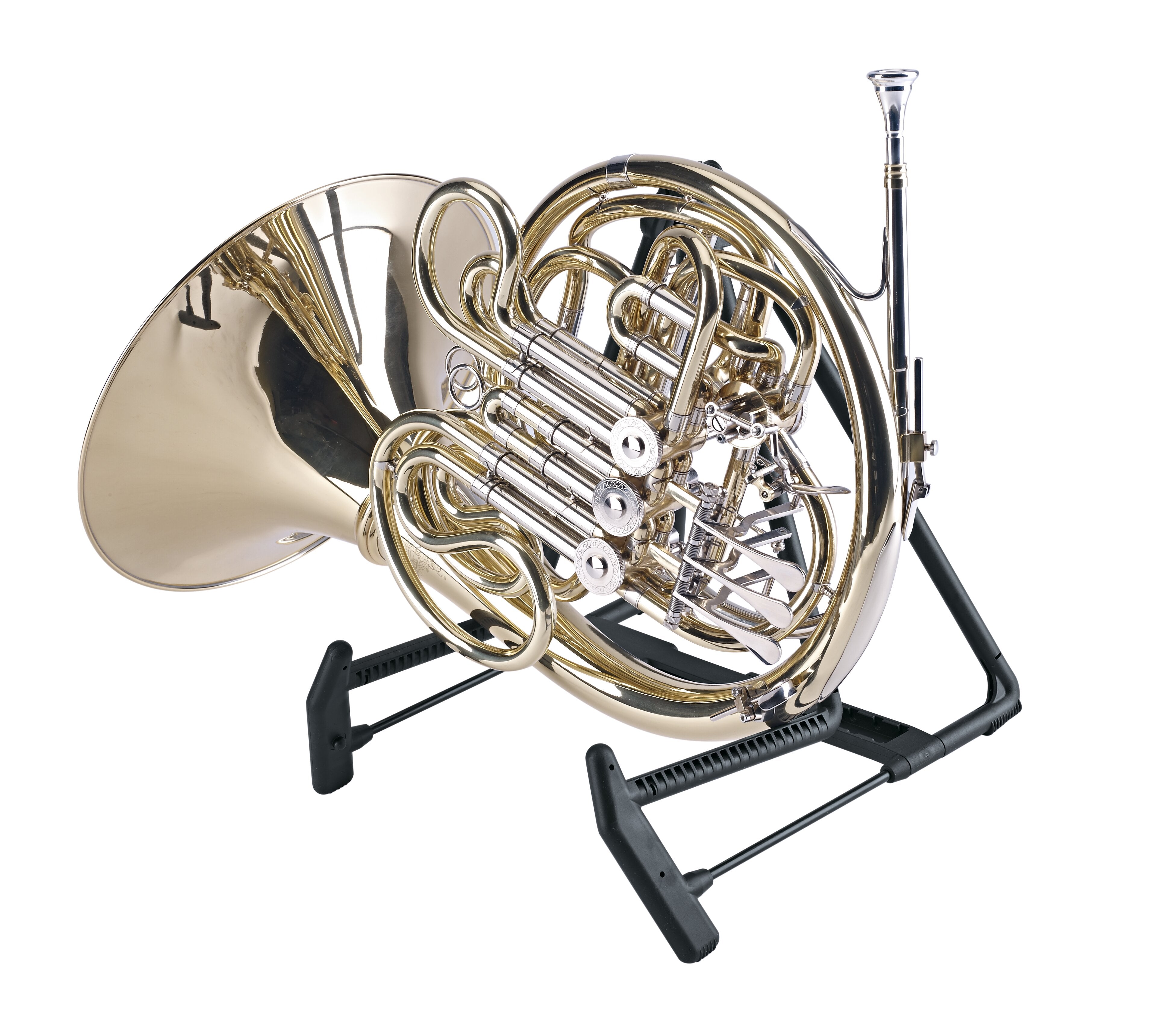 K&M 17580 korķa krāsas akustiskās ģitāras statīvs »Heli 2«