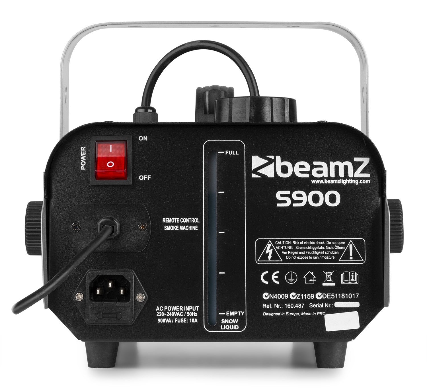 BeamZ S900 dūmu mašīna