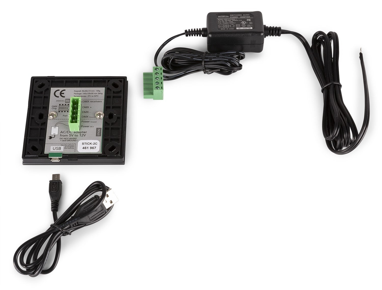 BeamZ STICK-GU2 DMX Wall Mount Interfeiss