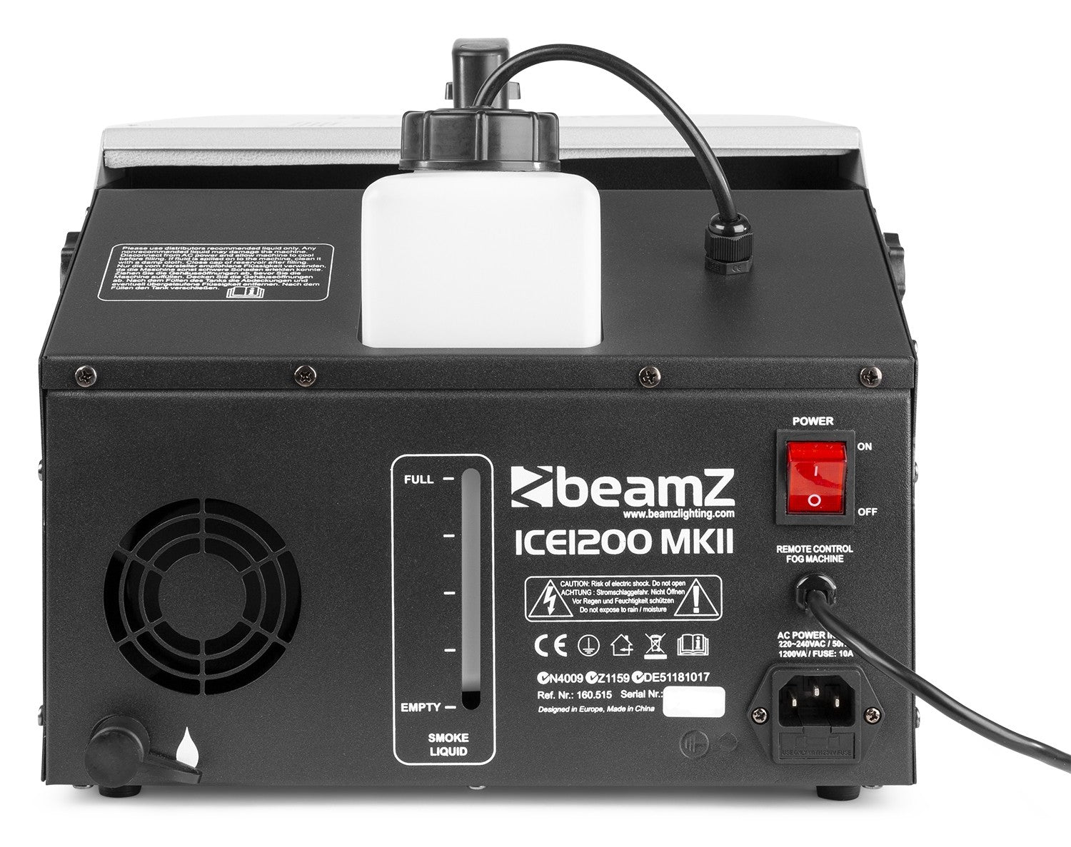 BeamZ ICE1200 MKII Ice Fogger iekārta