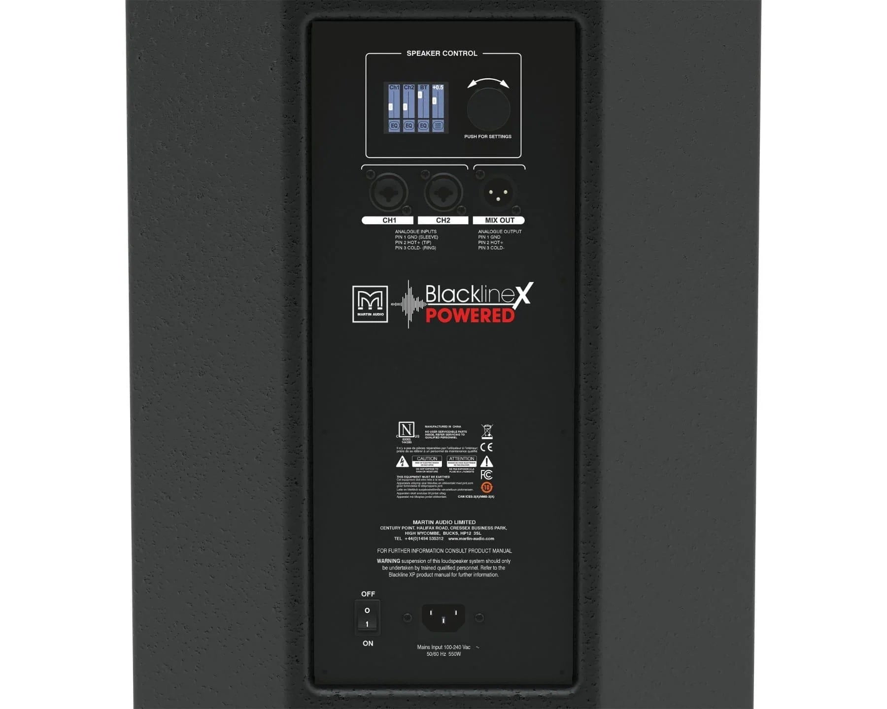 Martin Audio XP15 15" Blackline X powered speaker