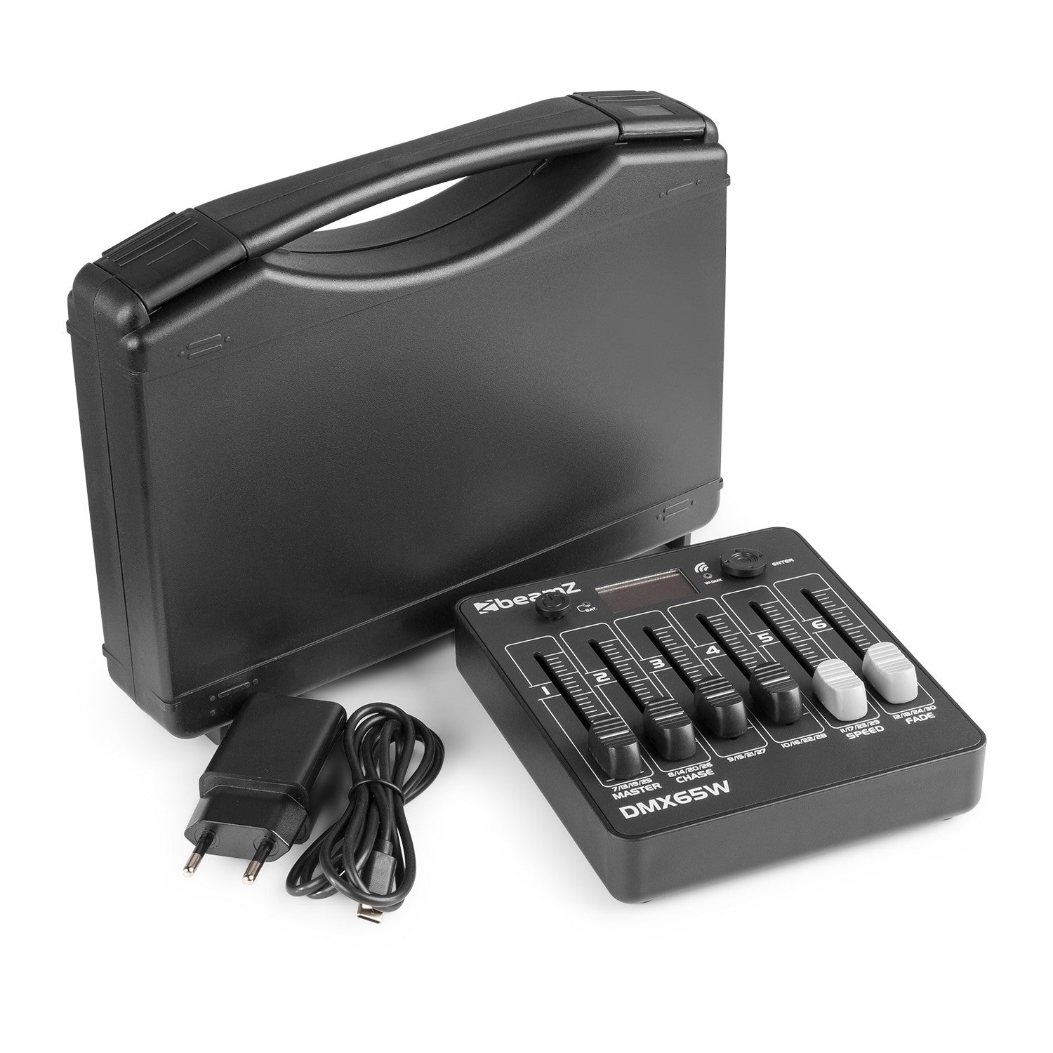 BeamZ DMX65W Baterijas bezvadu DMX kontrolieris