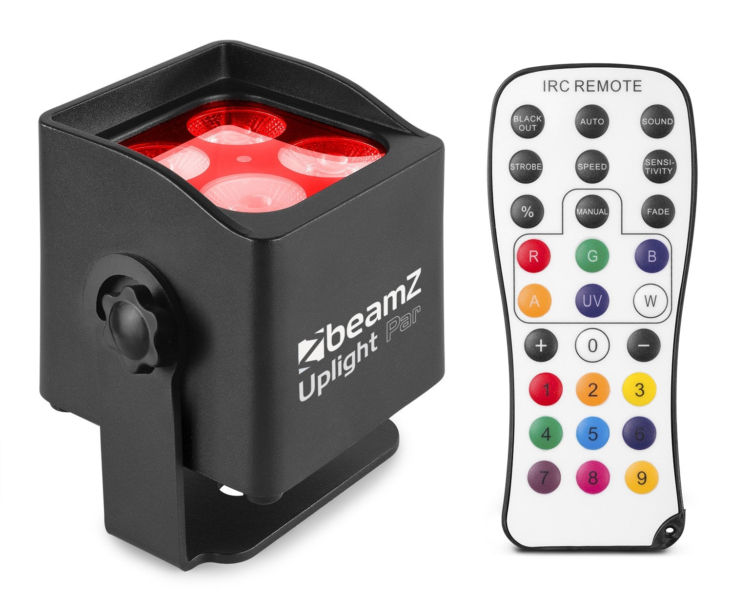 BeamZ BBP44 Mini Battery Uplight 4x 4W ārtelpu gaismeklis