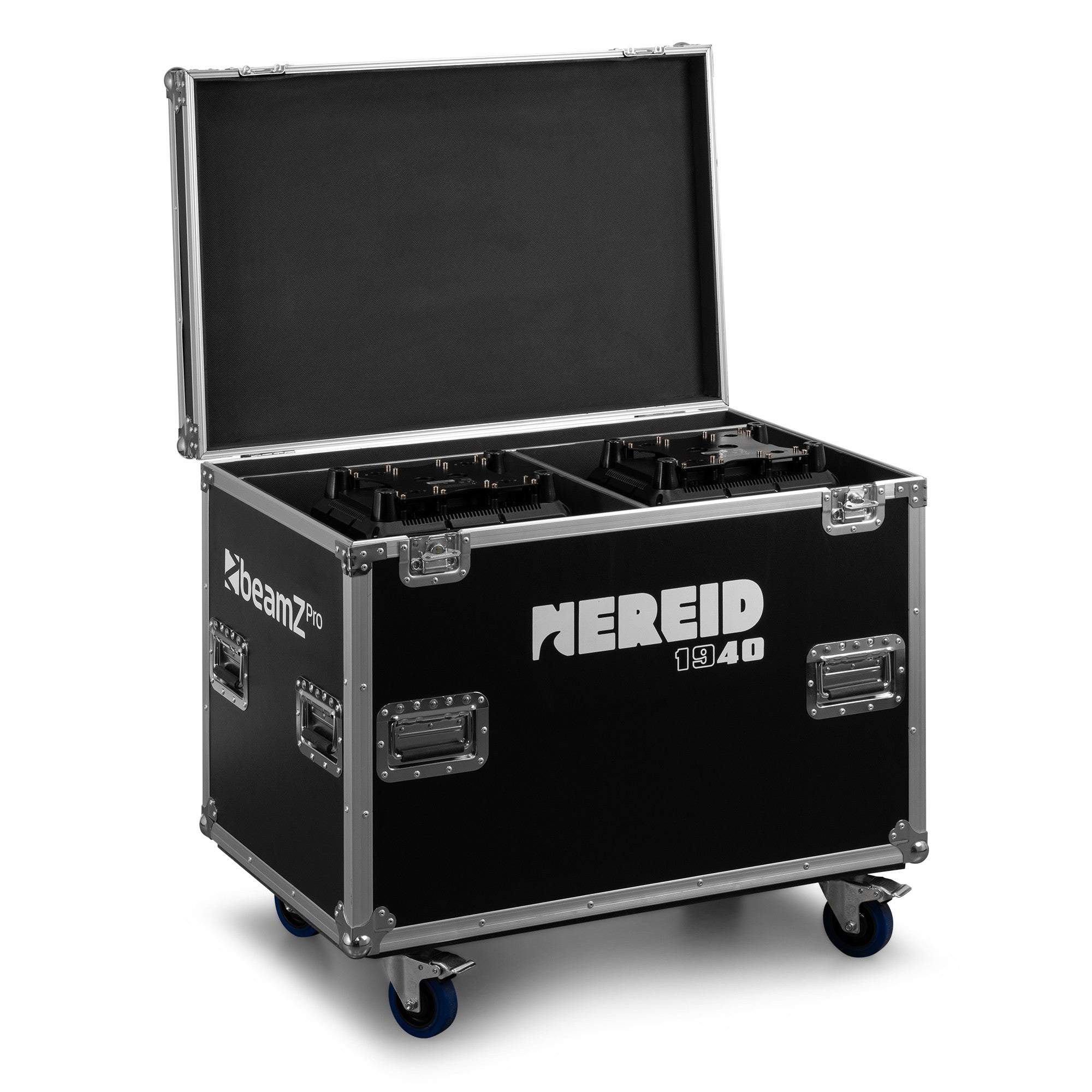 BeamZ Nereid1940 Outdoor LED Bee Eye Moving Head with Zoom 2pcs in Flightcase