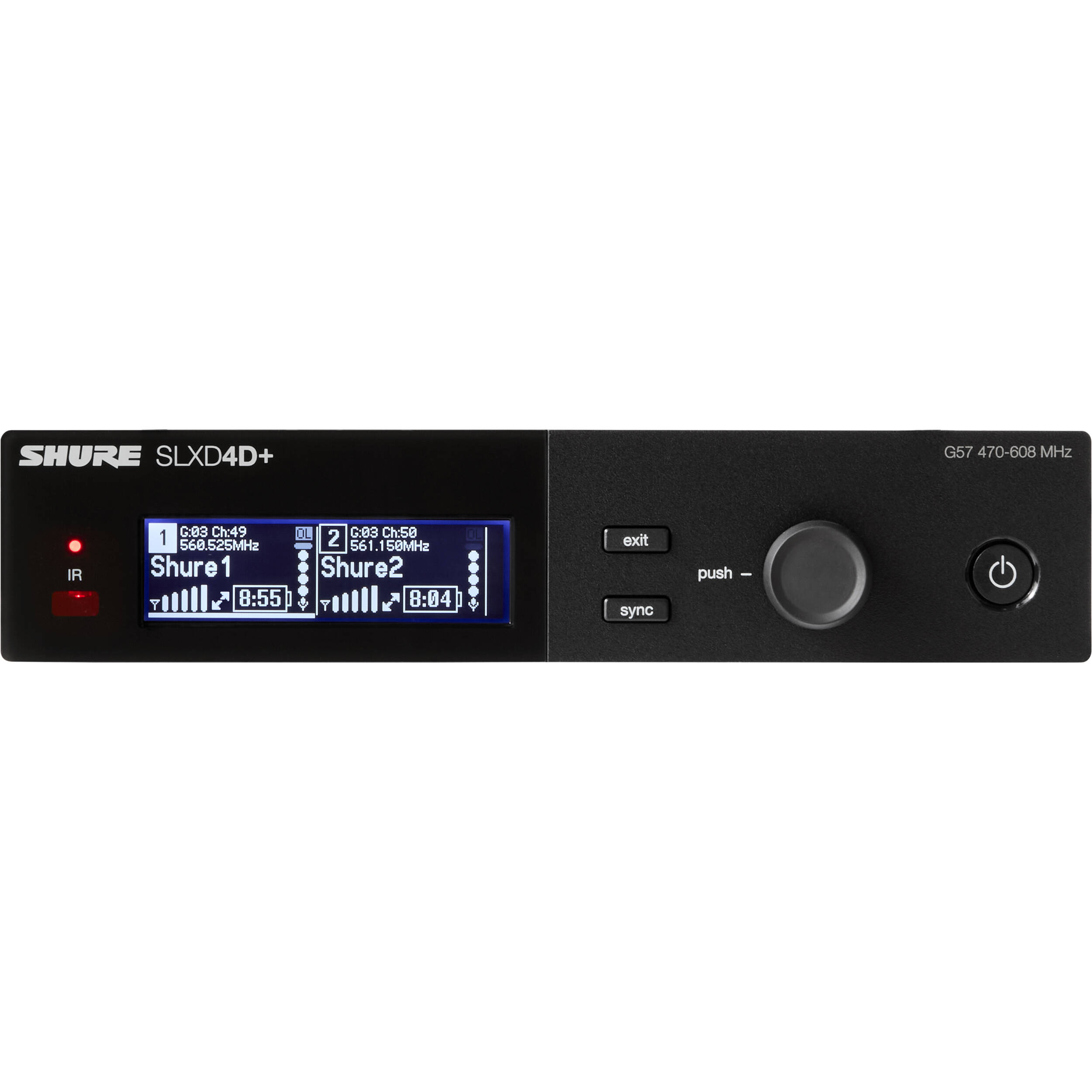 Shure SLXD24D+E/SM58 G65 Handheld System 470-606 MHz
