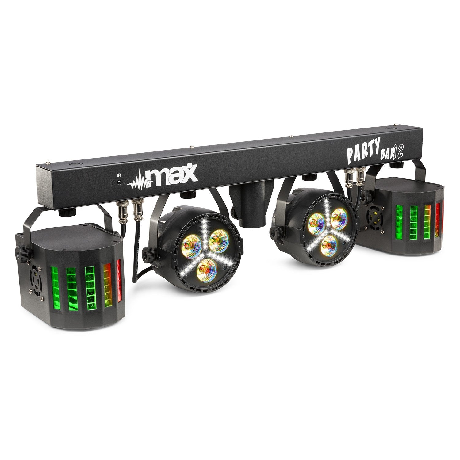 BeamZ PartyBar11 Set 4 x COB Par 20W komplekts ar statīvu