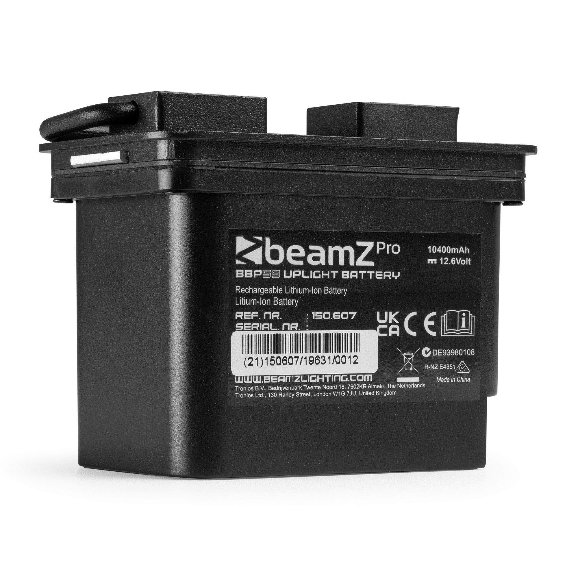 BeamZ BBP5XB Replacement Battery Pack 10.4Ah rezerves akumulators