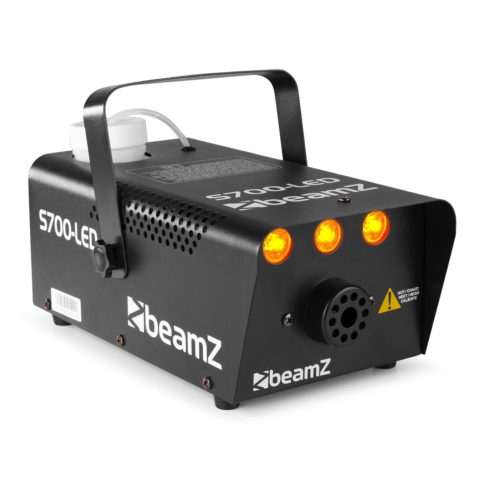 BeamZ S700LED dūmu mašīna ar liesmas efektu