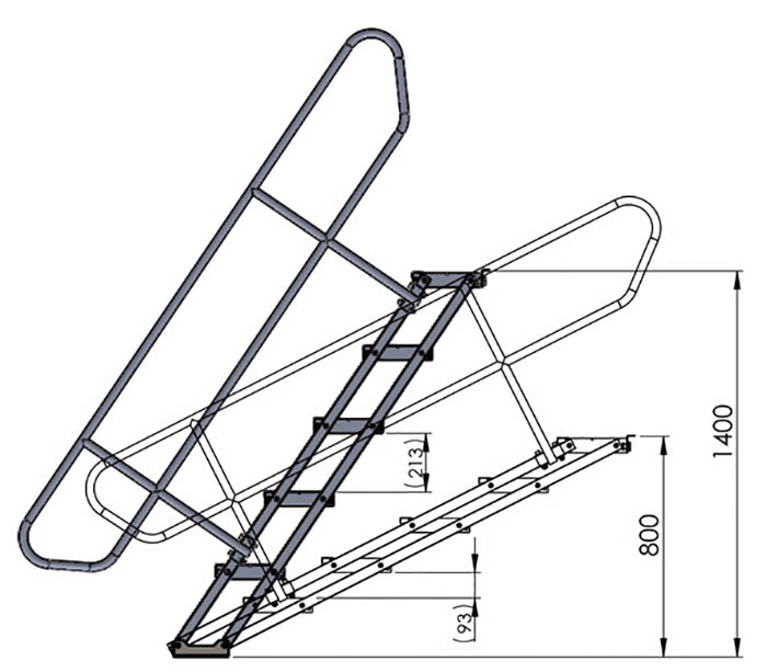 TAF STH-STAIRS/ADJ Adjustable stairs