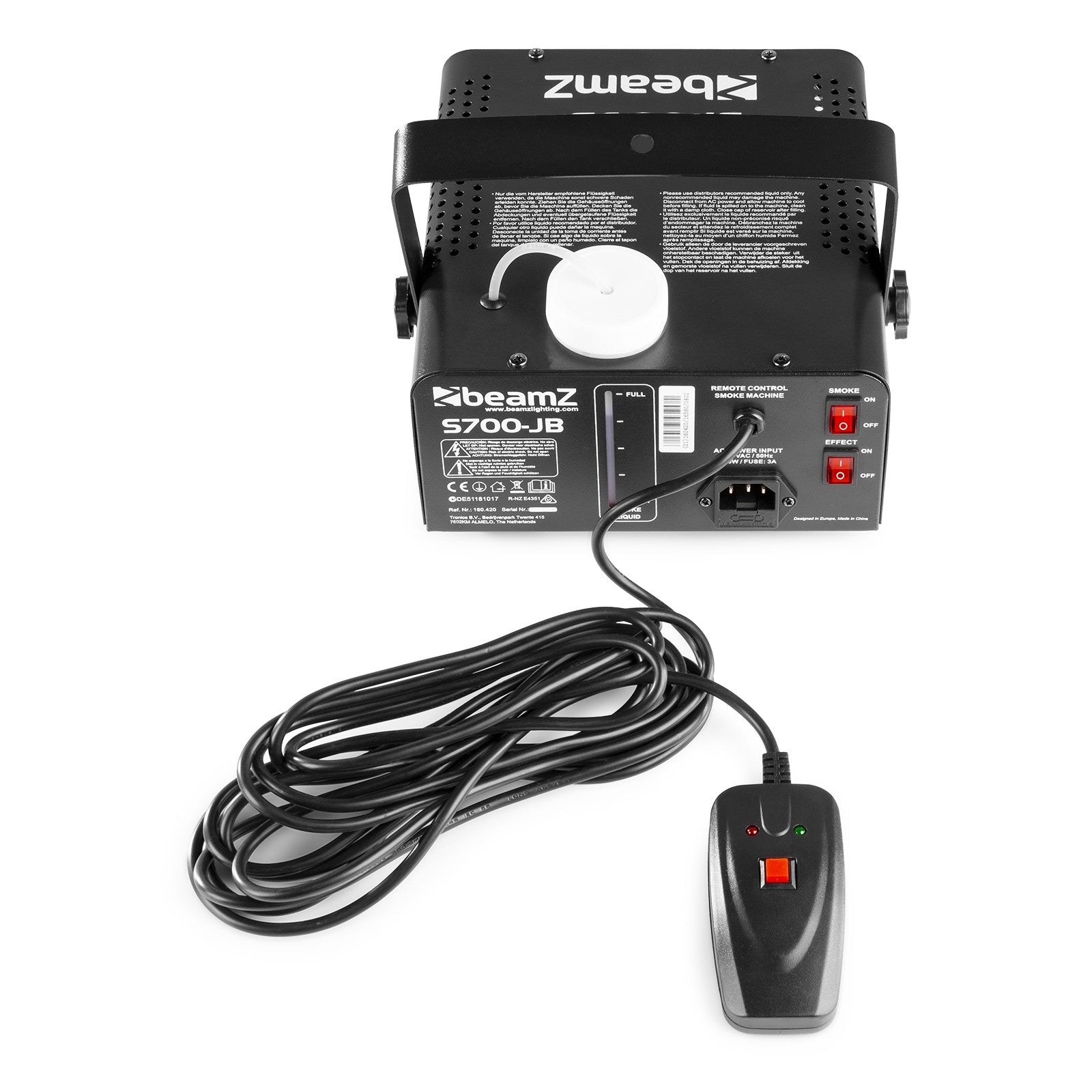 BeamZ S700-JB dūmu mašīna + Jelly Ball LED