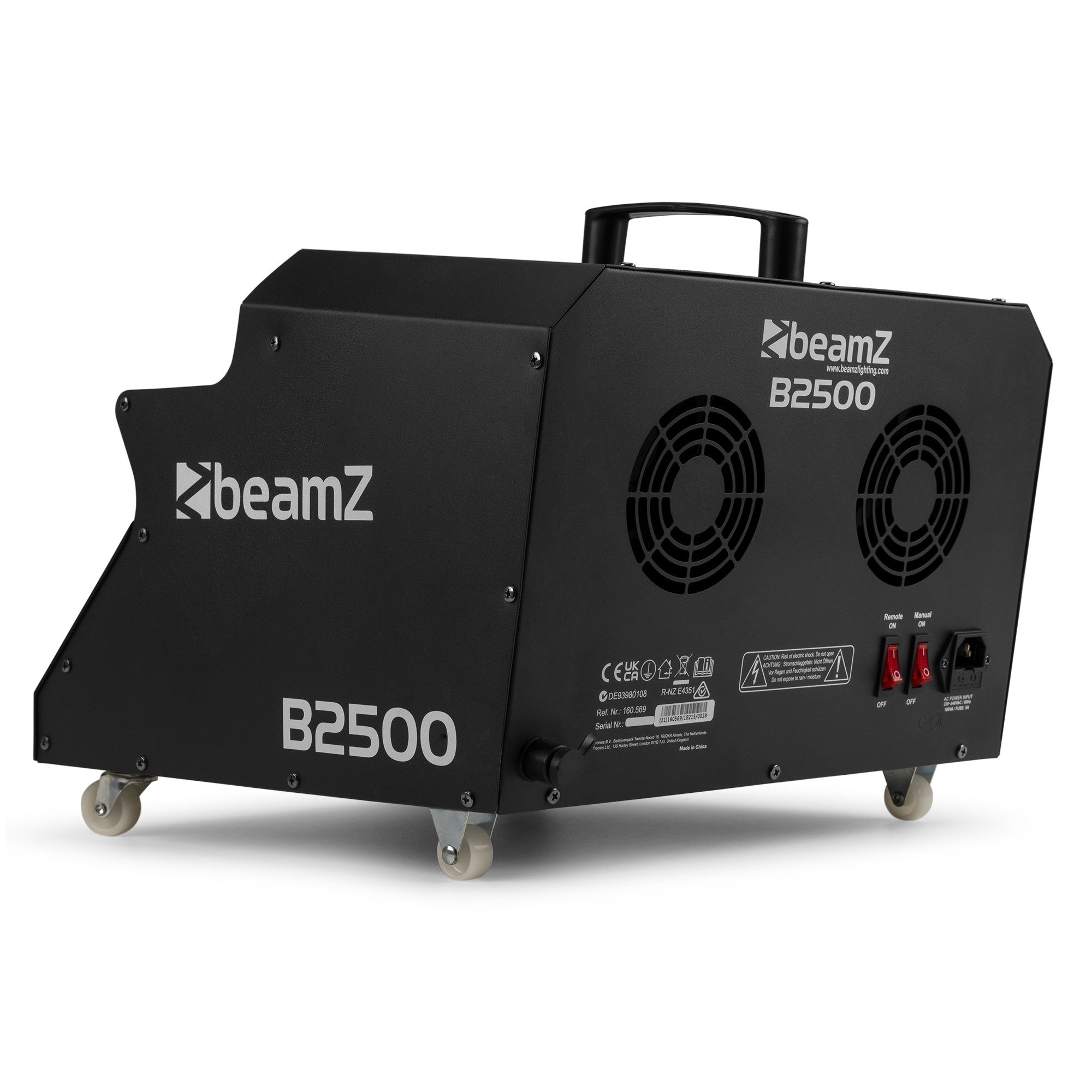BeamZ B2500 Bubble Machine Double Large