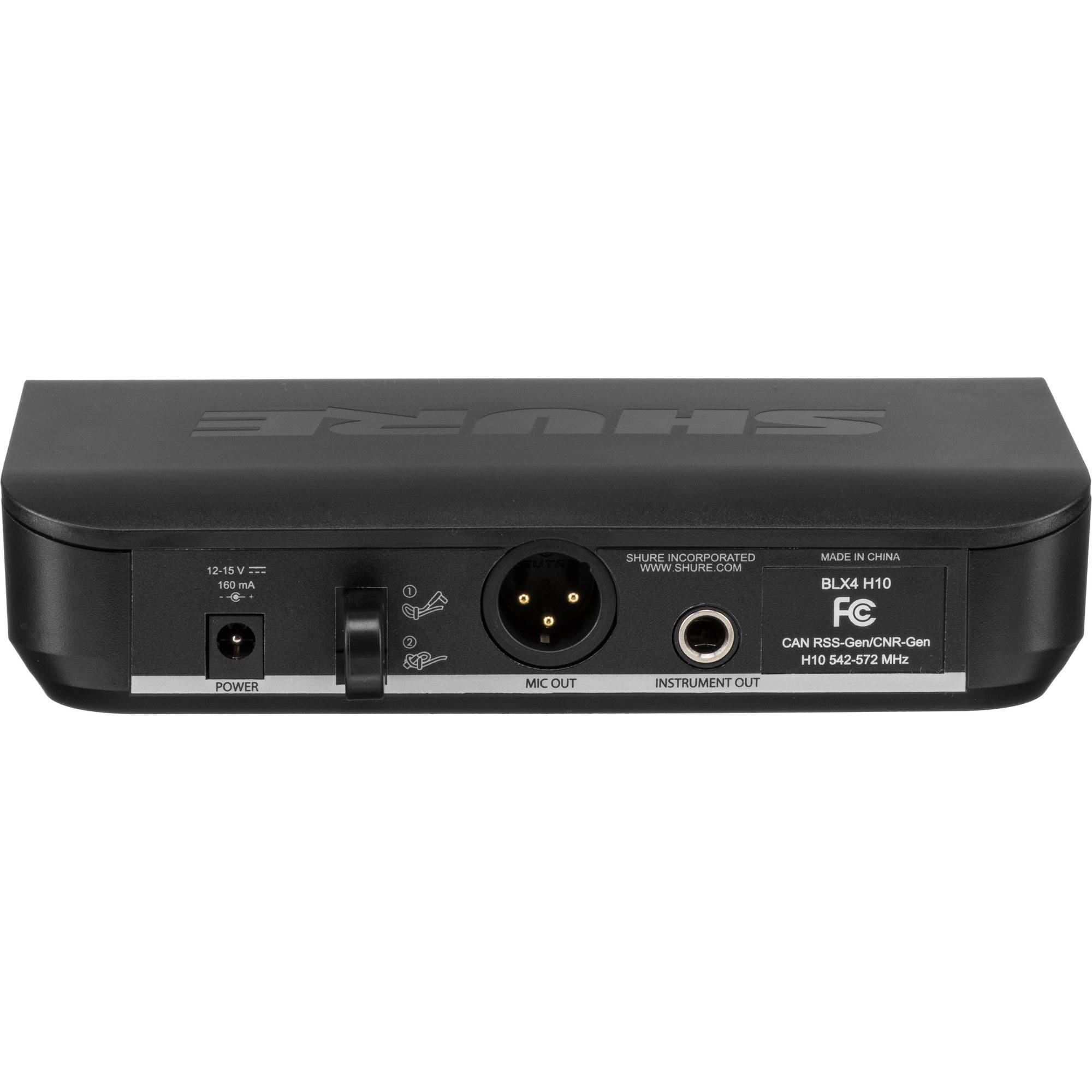 Shure BLX24E/PG58-H8E Bezvadu sistēma 518–542 MHz