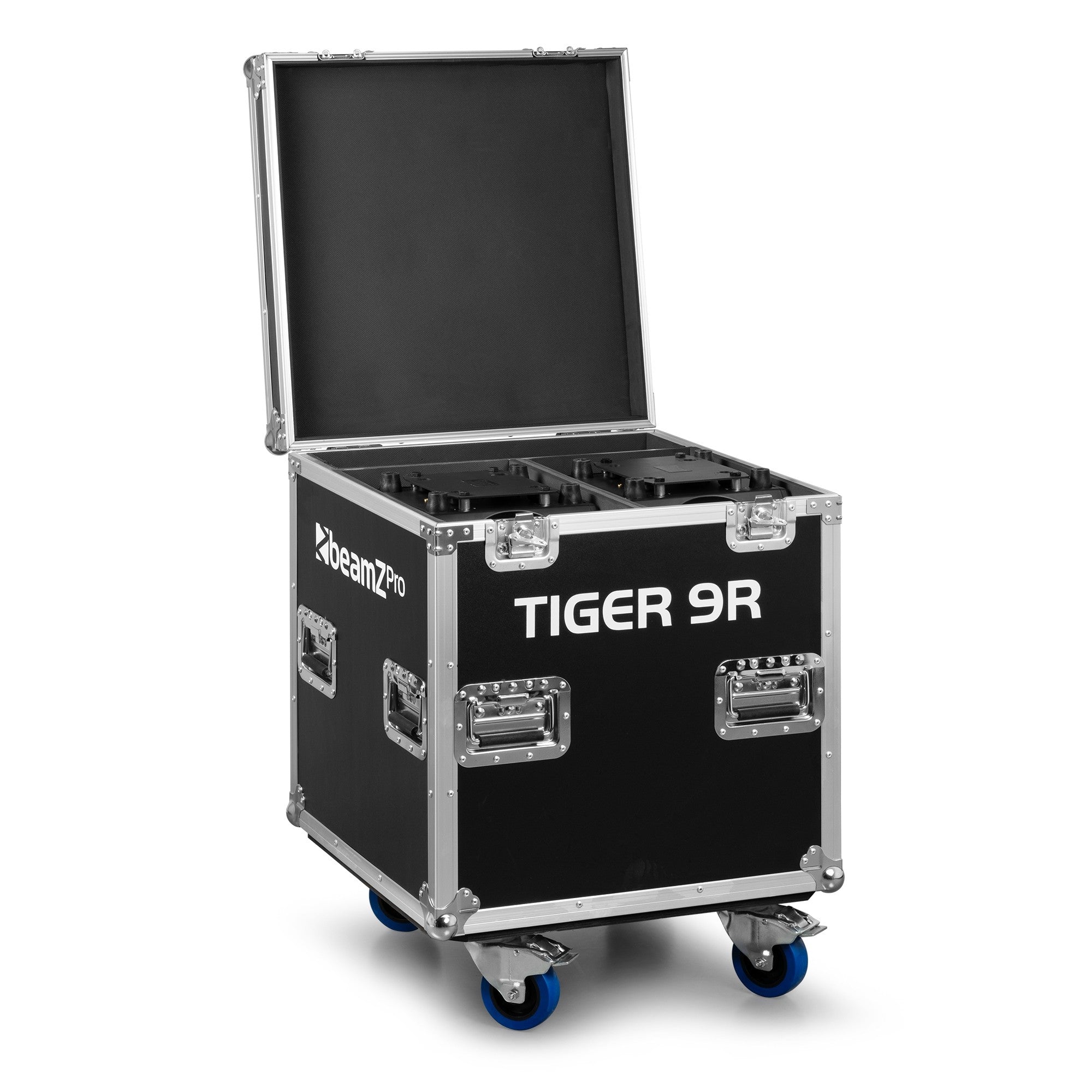 BeamZ Tiger 9R 260W Beam Moving Head 2pcs in Flightcase