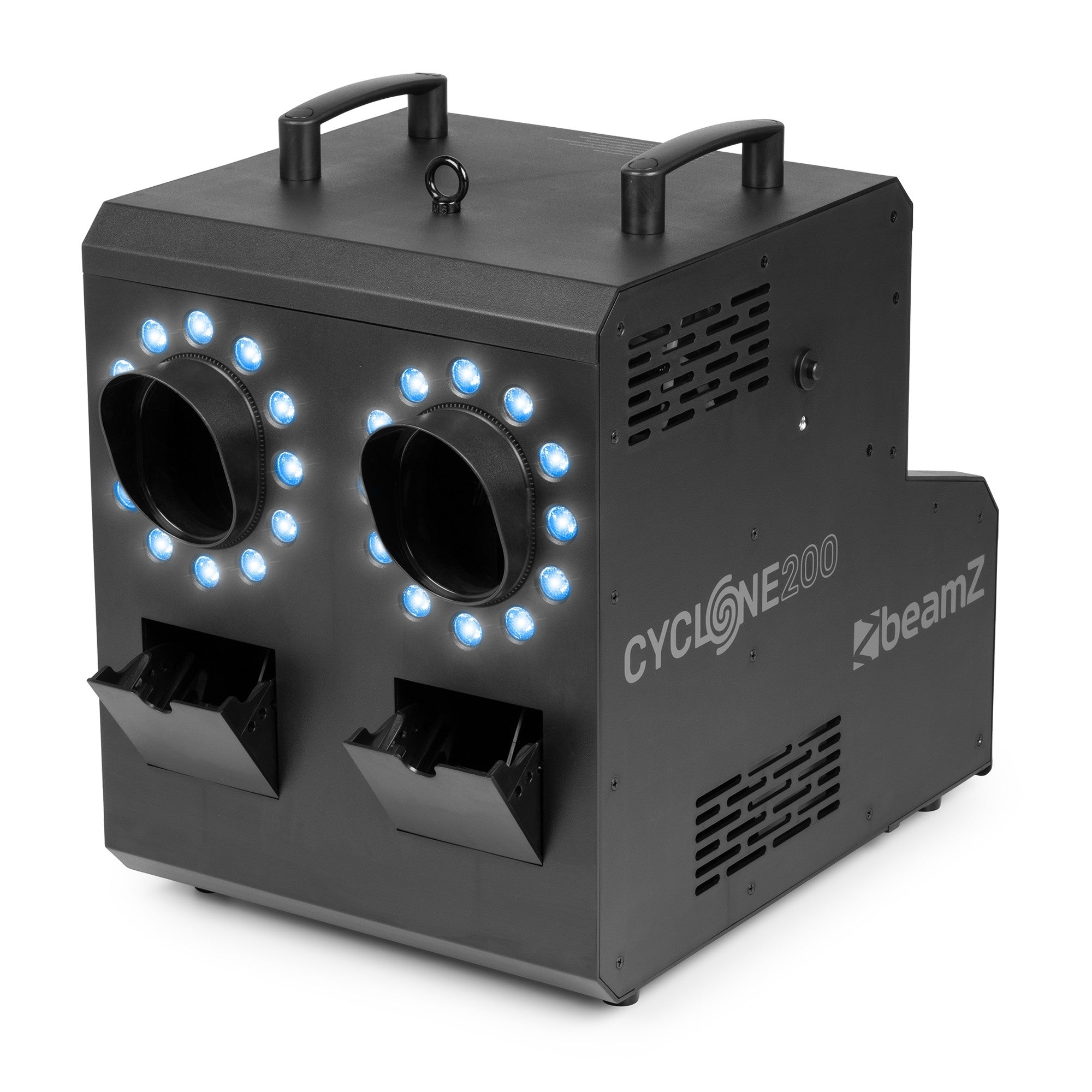 BeamZ Cyclone200 Dūmu & Burbuļu mašīna ar RGBW LED