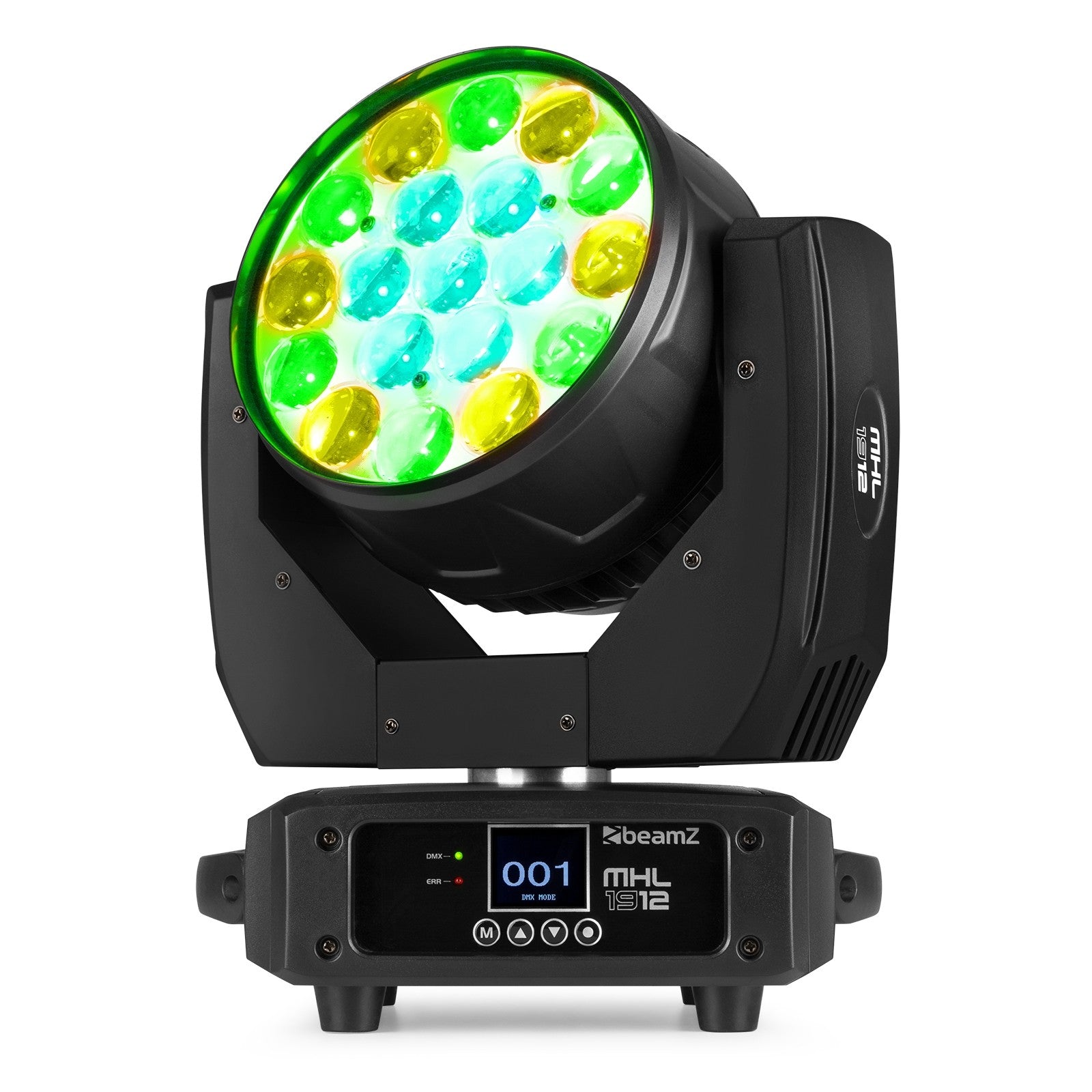 BeamZ MHL1912 LED Wash 2gb kustīgās galvas ar Zoom transportkastē