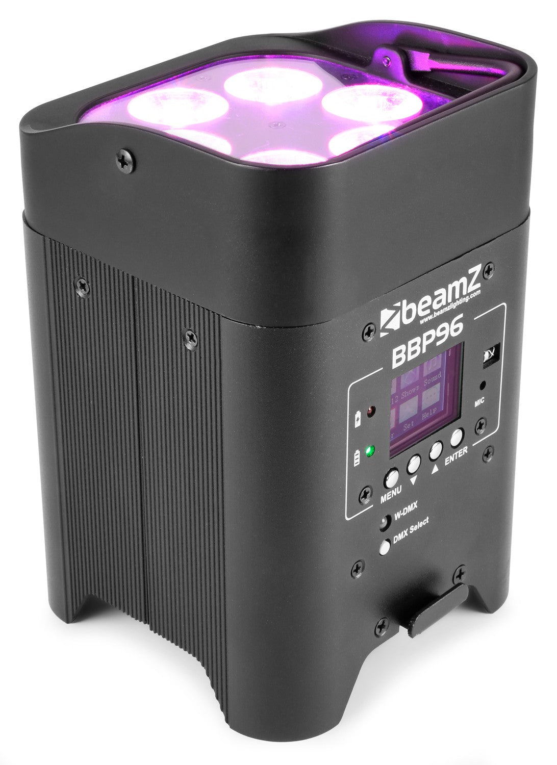 BeamZ BBP96 Battery Uplight Par 6x 12W gaismeklis
