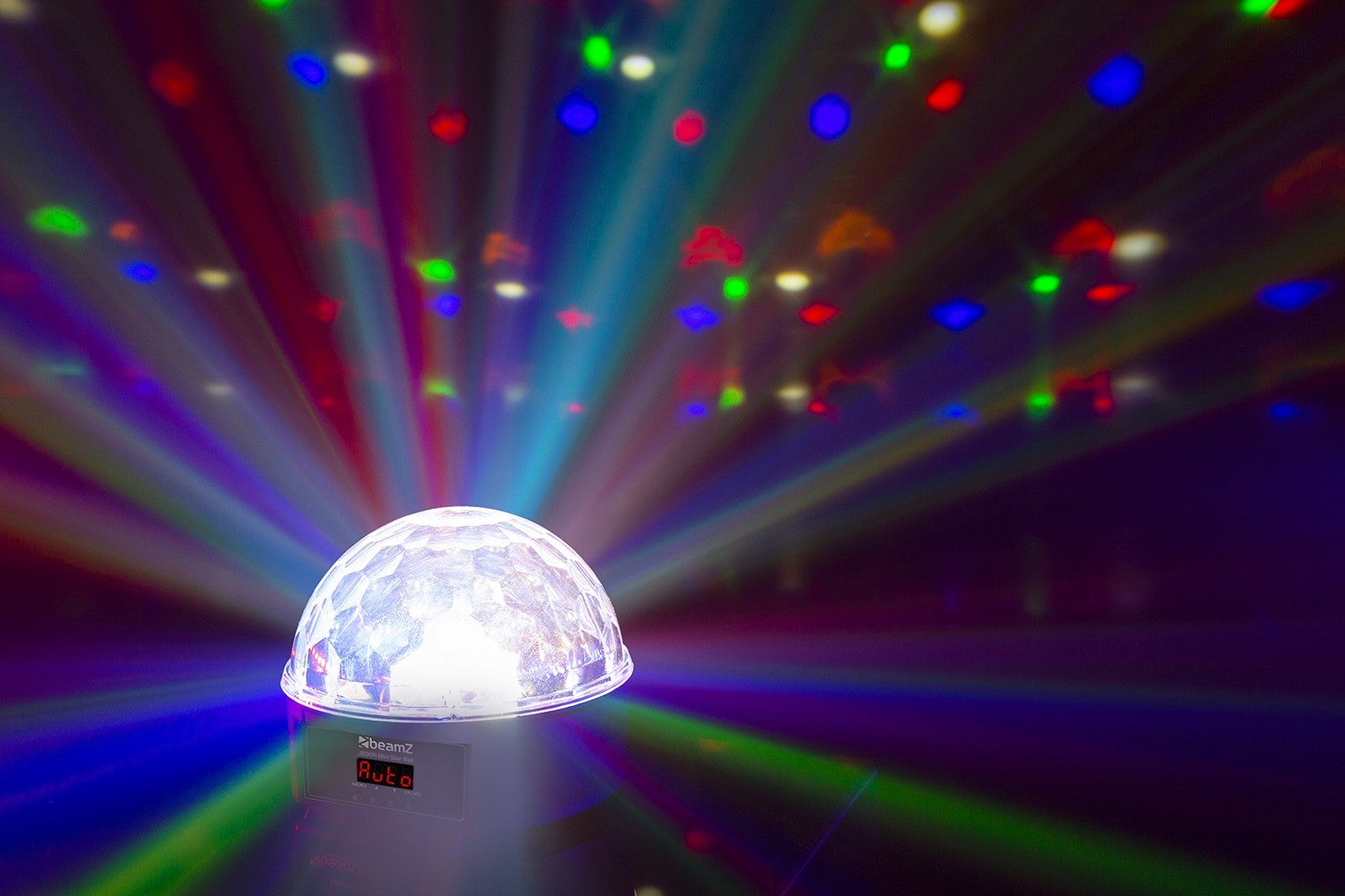 BeamZ JB90R Mini Star Ball DMX LED 9 krāsu efektgaisma