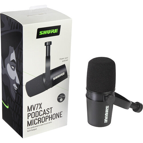 Shure MV7X Dinamisks podkāstu mikrofons