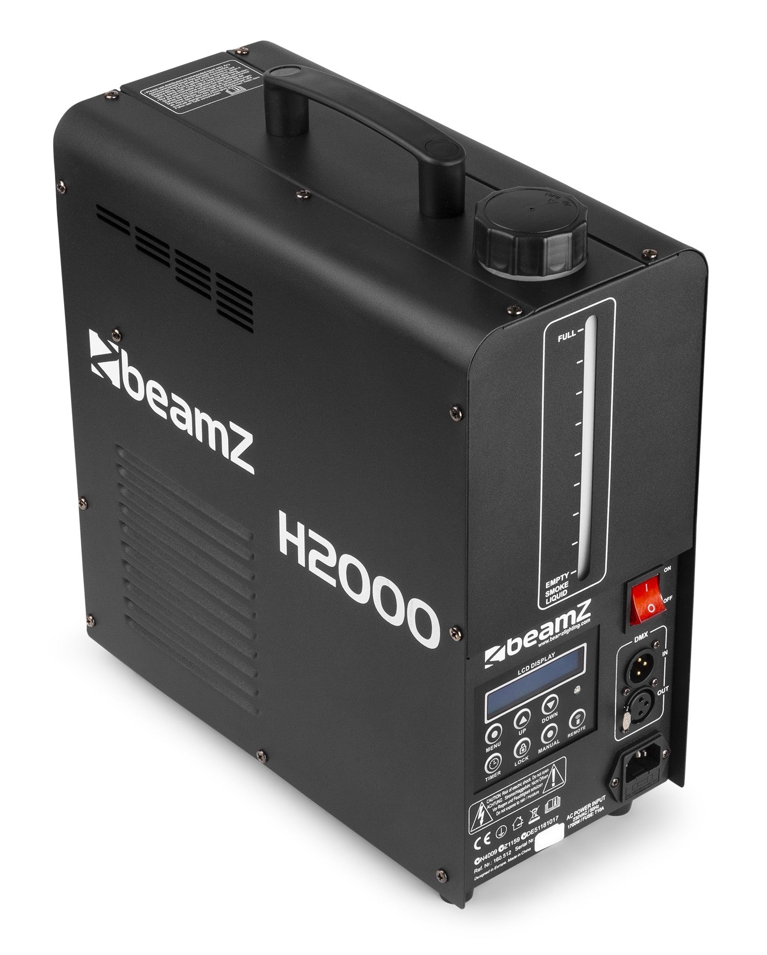 BeamZ H2000 Faze mašīna ar DMX