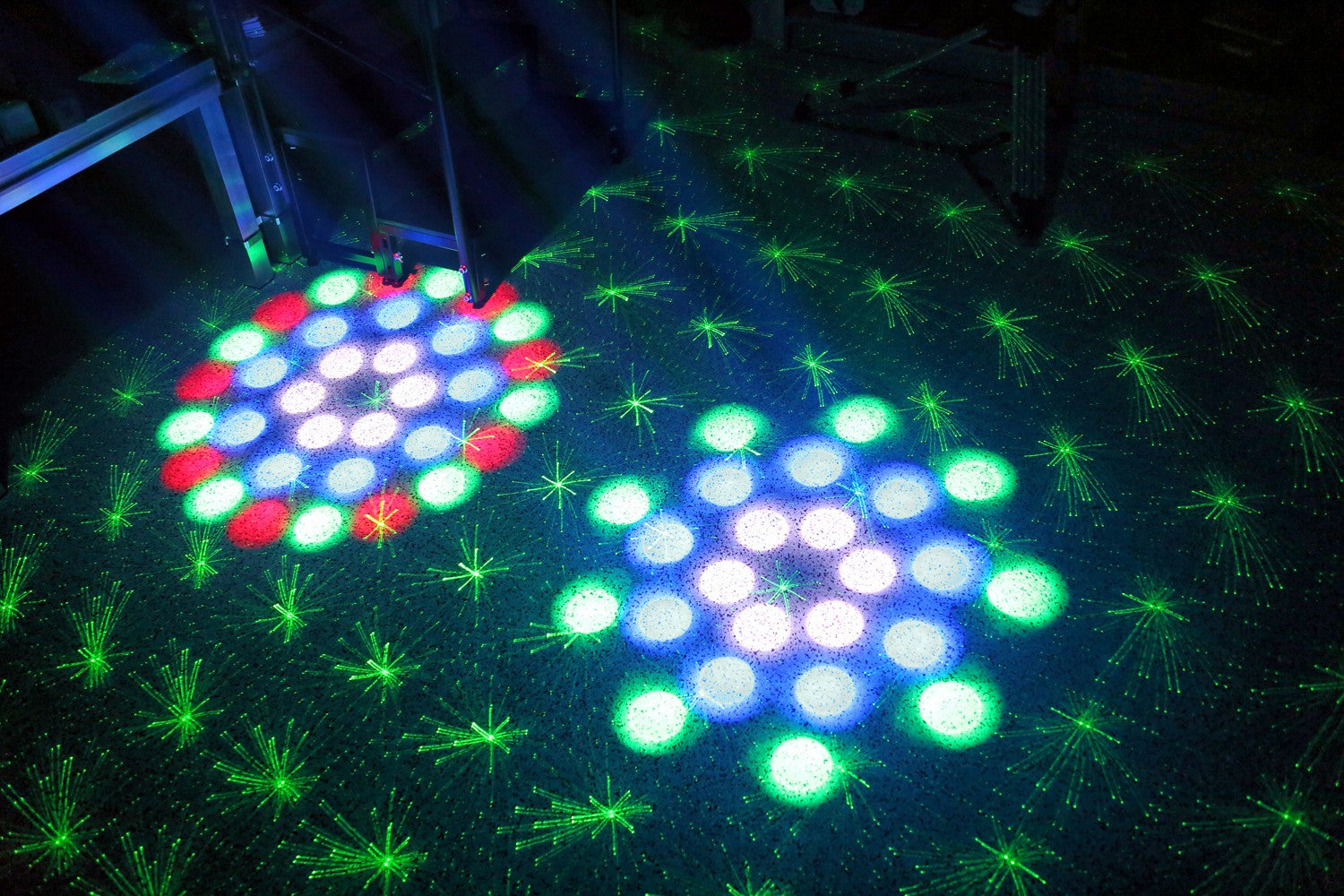 BeamZ Terminator IV LED Double Moon ar Lāzeru un Strobe