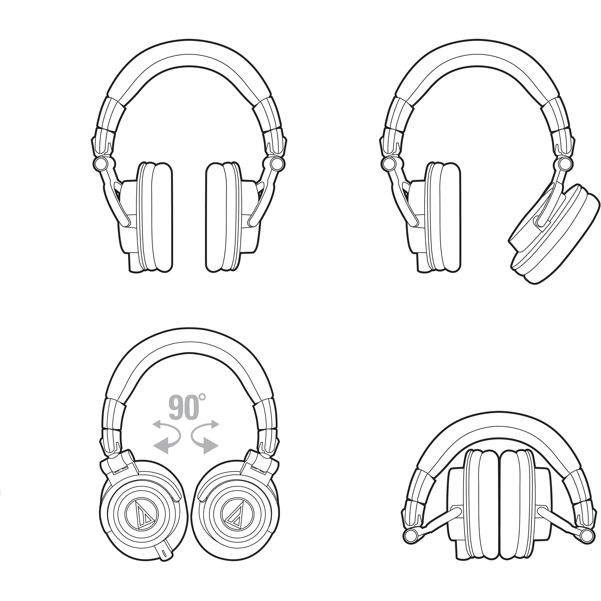 Audio Technica ATH-M50X Headphones