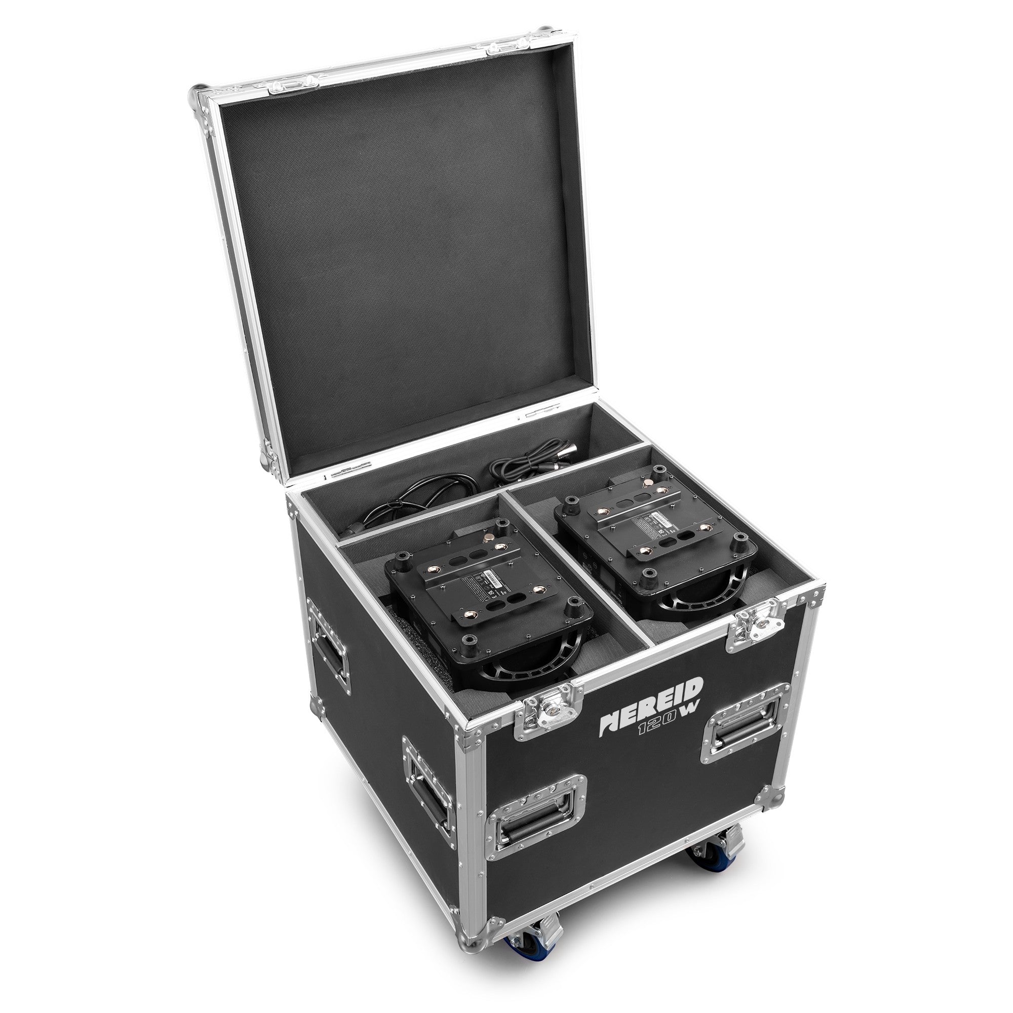 BeamZ Nereid120 Outdoor LED Beam Moving Head 2pcs in Flightcase