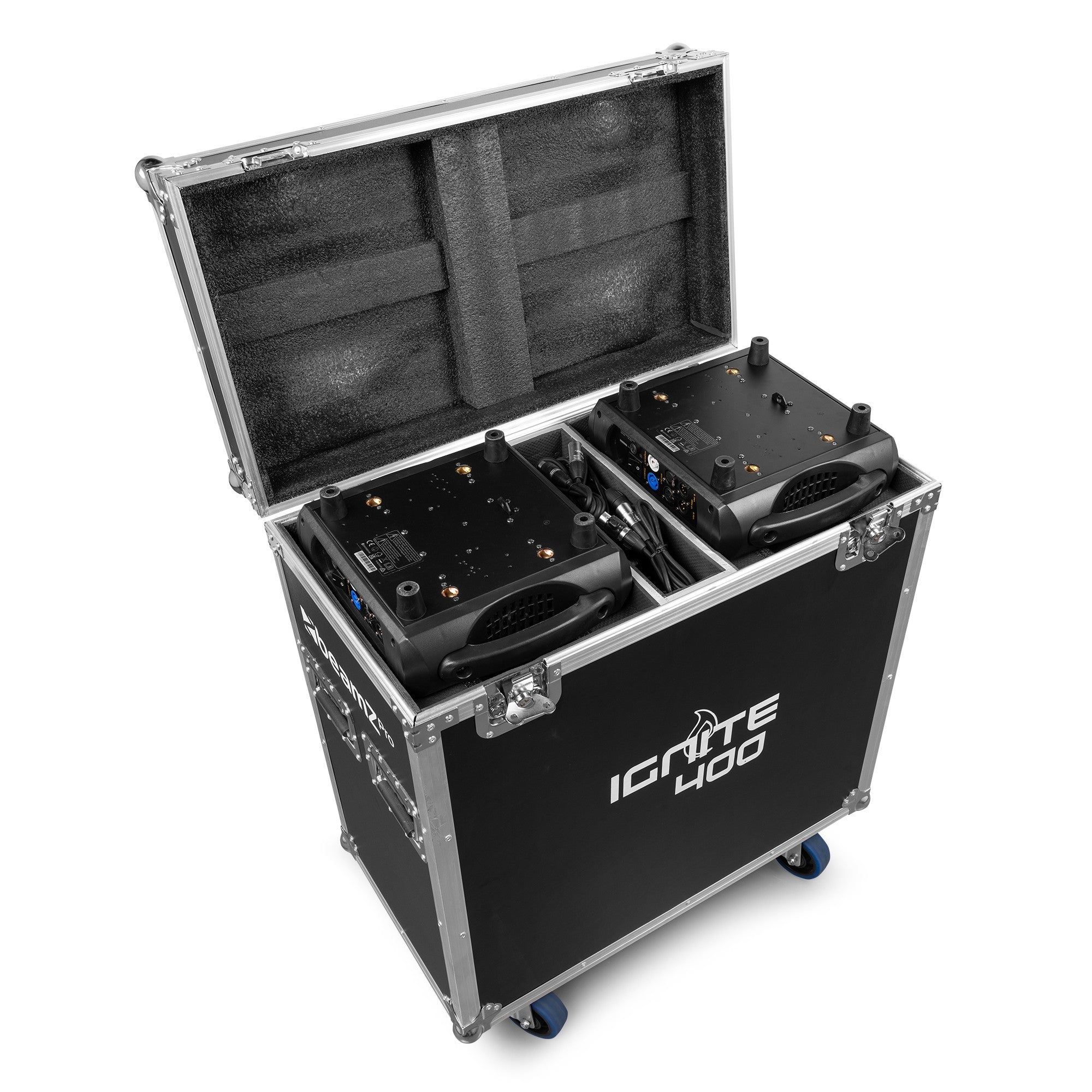 BeamZ IGNITE400 LED BSW Moving Head with CMY 2pcs in Flightcase