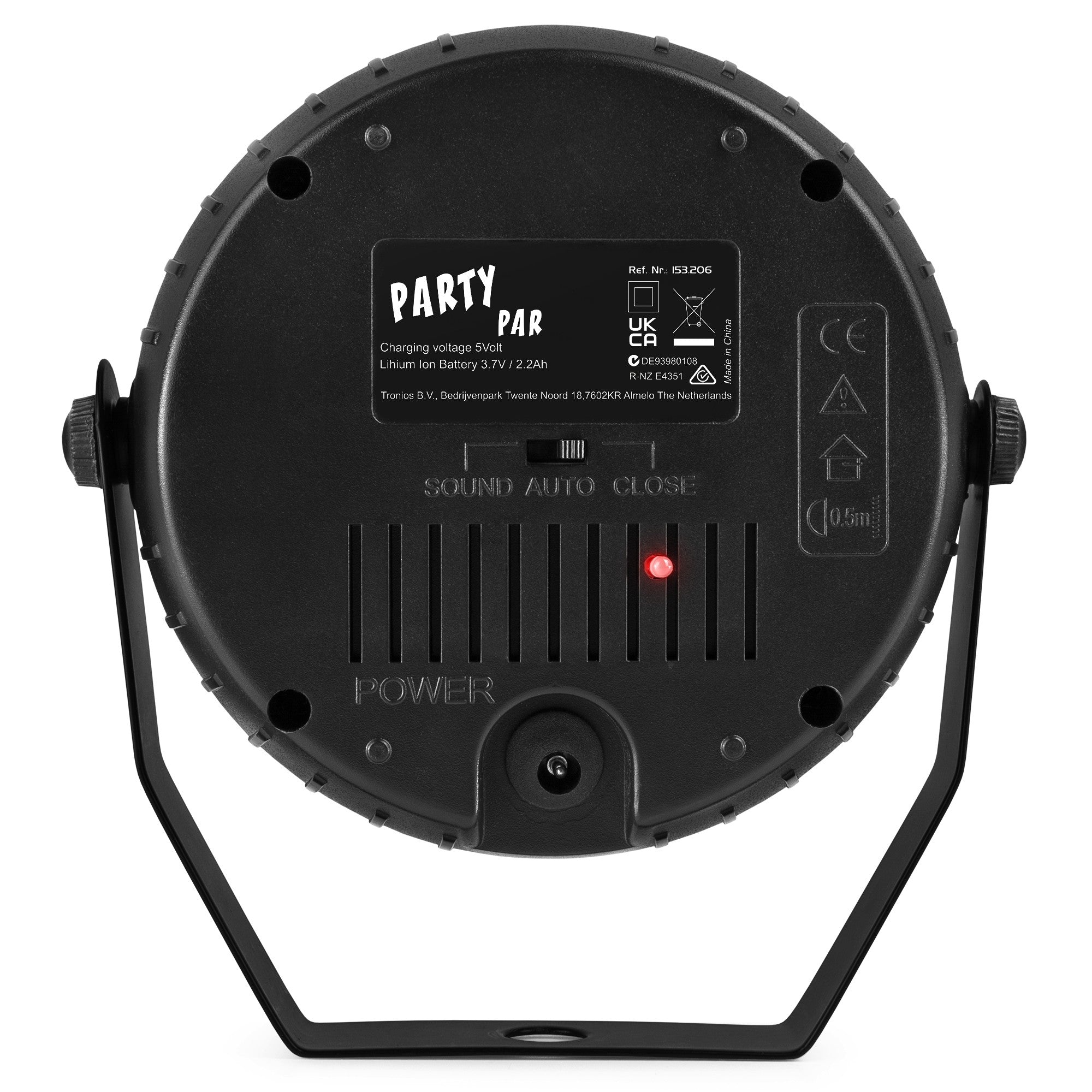 BeamZ PLP10 Battery Party Par 6x 2W RGB akumulatora prožektors
