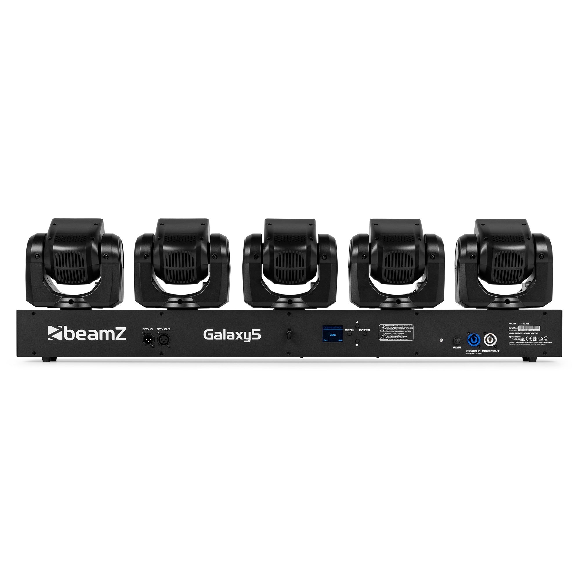 BeamZ Galaxy5 Moving Head Bar kustīgo galvu stienis