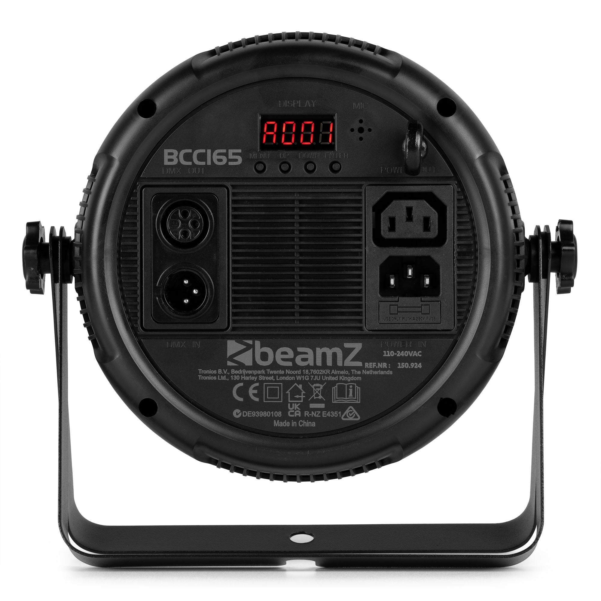 BeamZ BCC165 Flat Par 14x 4W RGBAW-UV prožektors