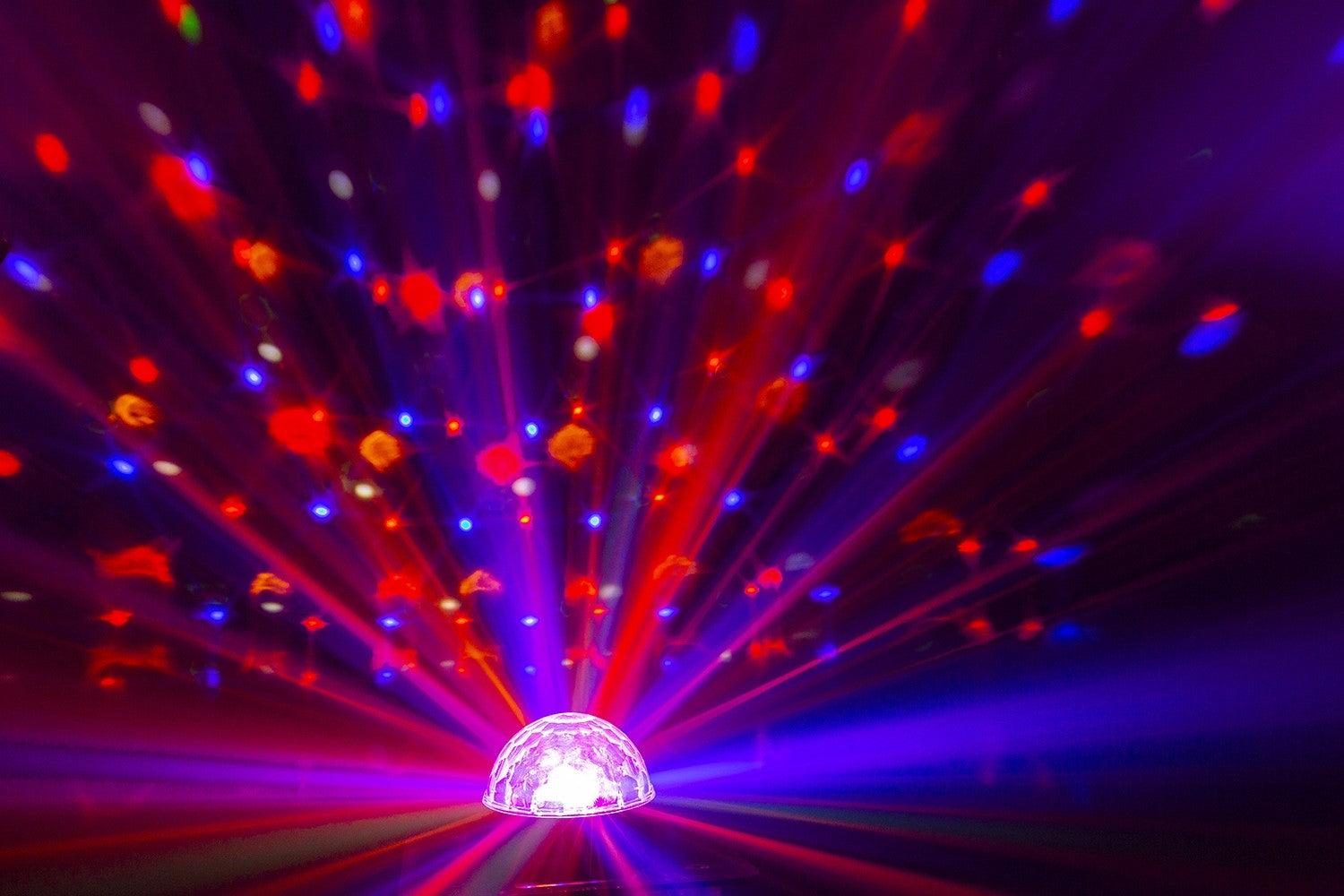 BeamZ JB90R Mini Star Ball DMX LED 9 krāsu efektgaisma