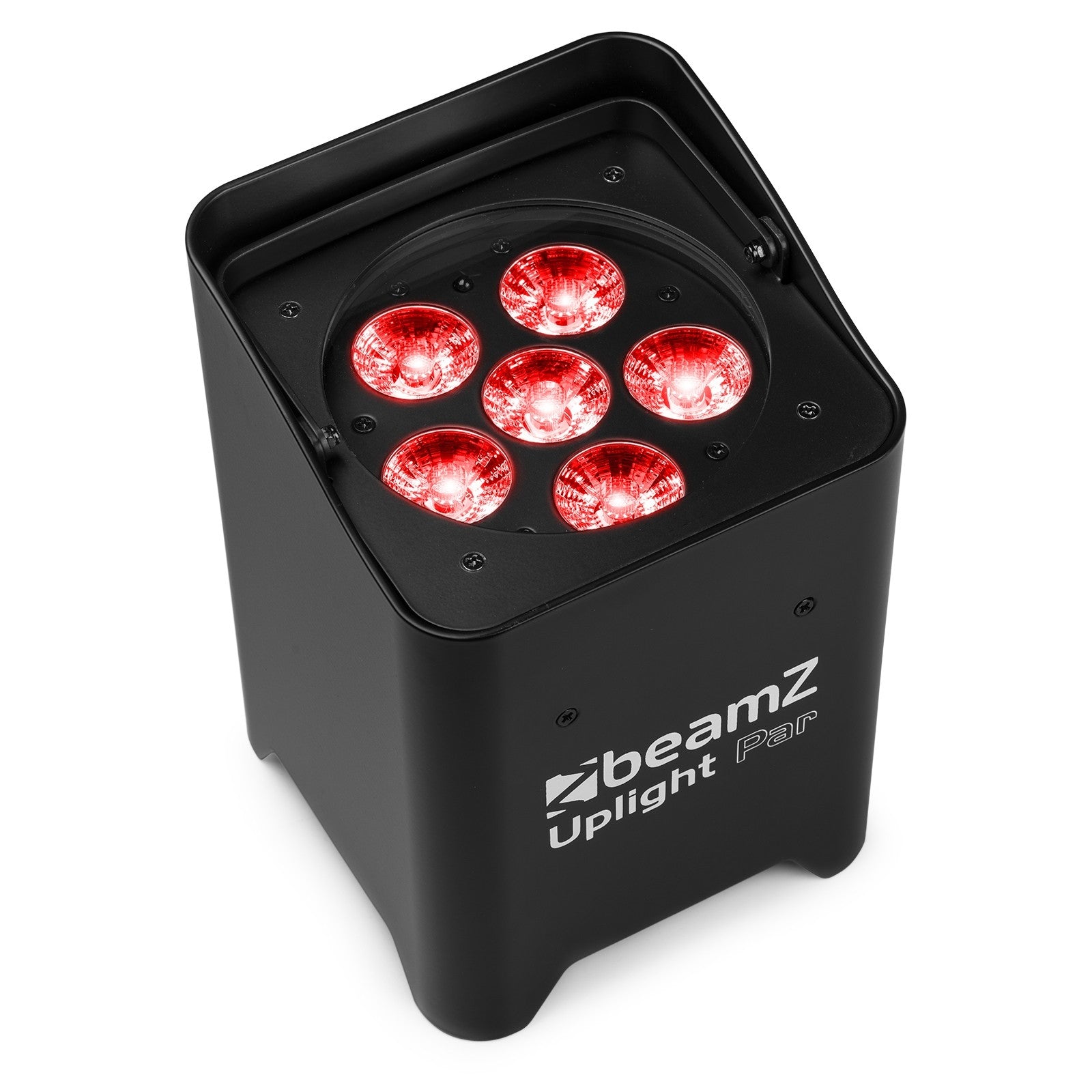 BeamZ BBP62 Uplighter Set, 6 Uplights (in/outdoor) in Flightcase with Charger