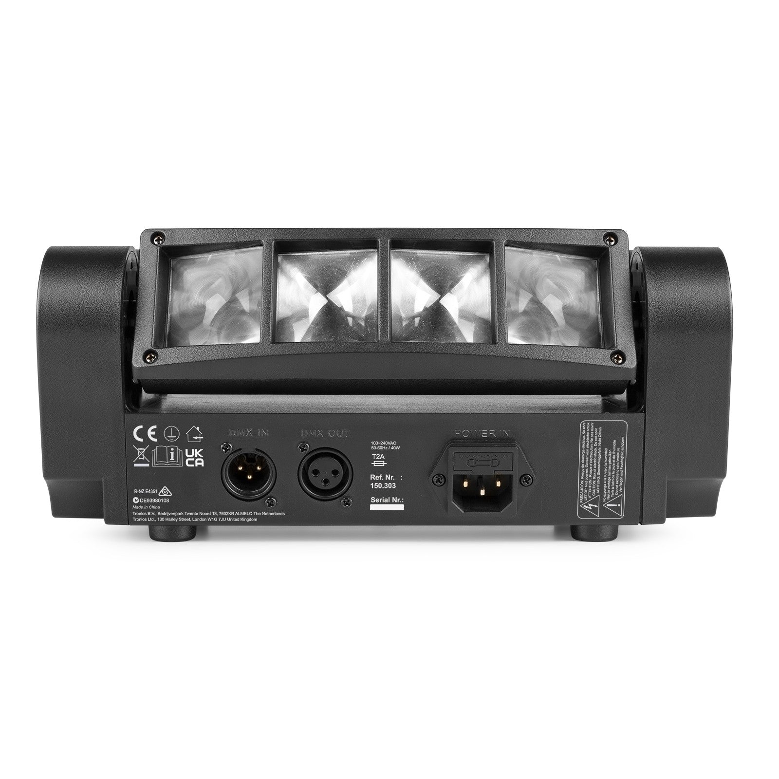 BeamZ MHL820 Double Helix 8x 3W RGBW LEDs DMX efektgaisma