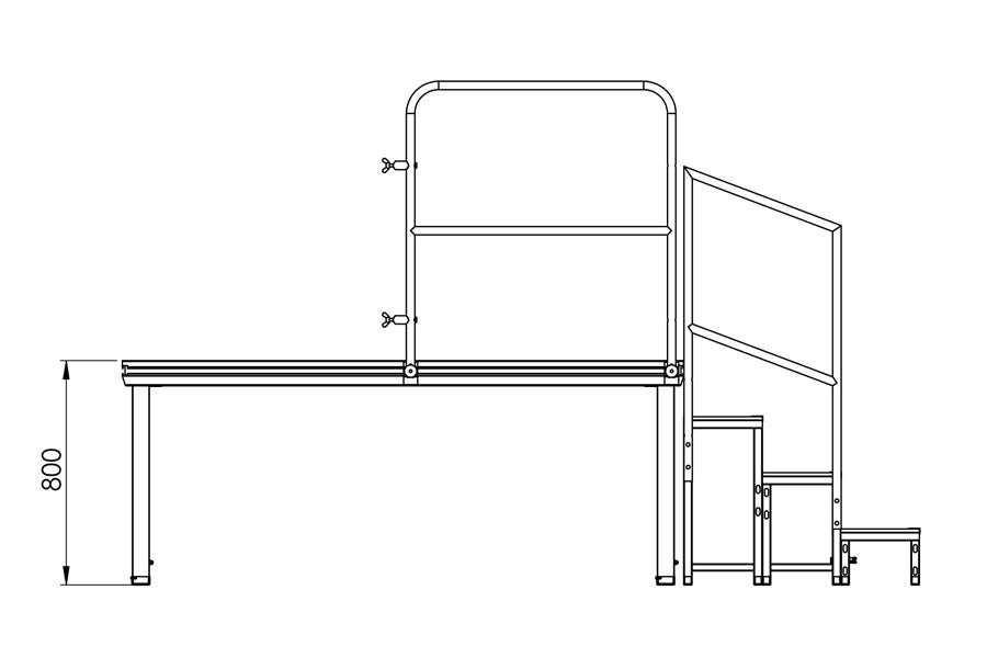 Everdeck VSM40 Modular stair 40cm (separate 40cm step)