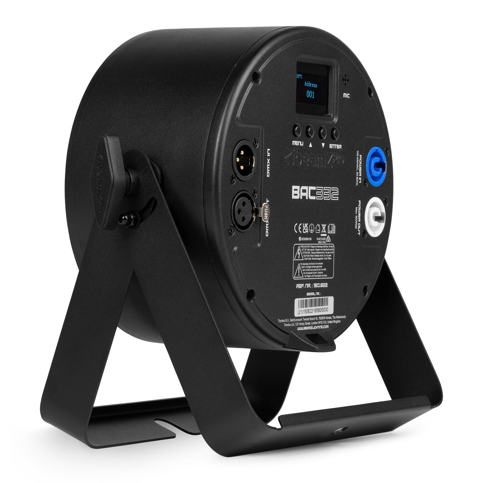 BeamZ BAC332 LED ProPAR RGBALC prožektors