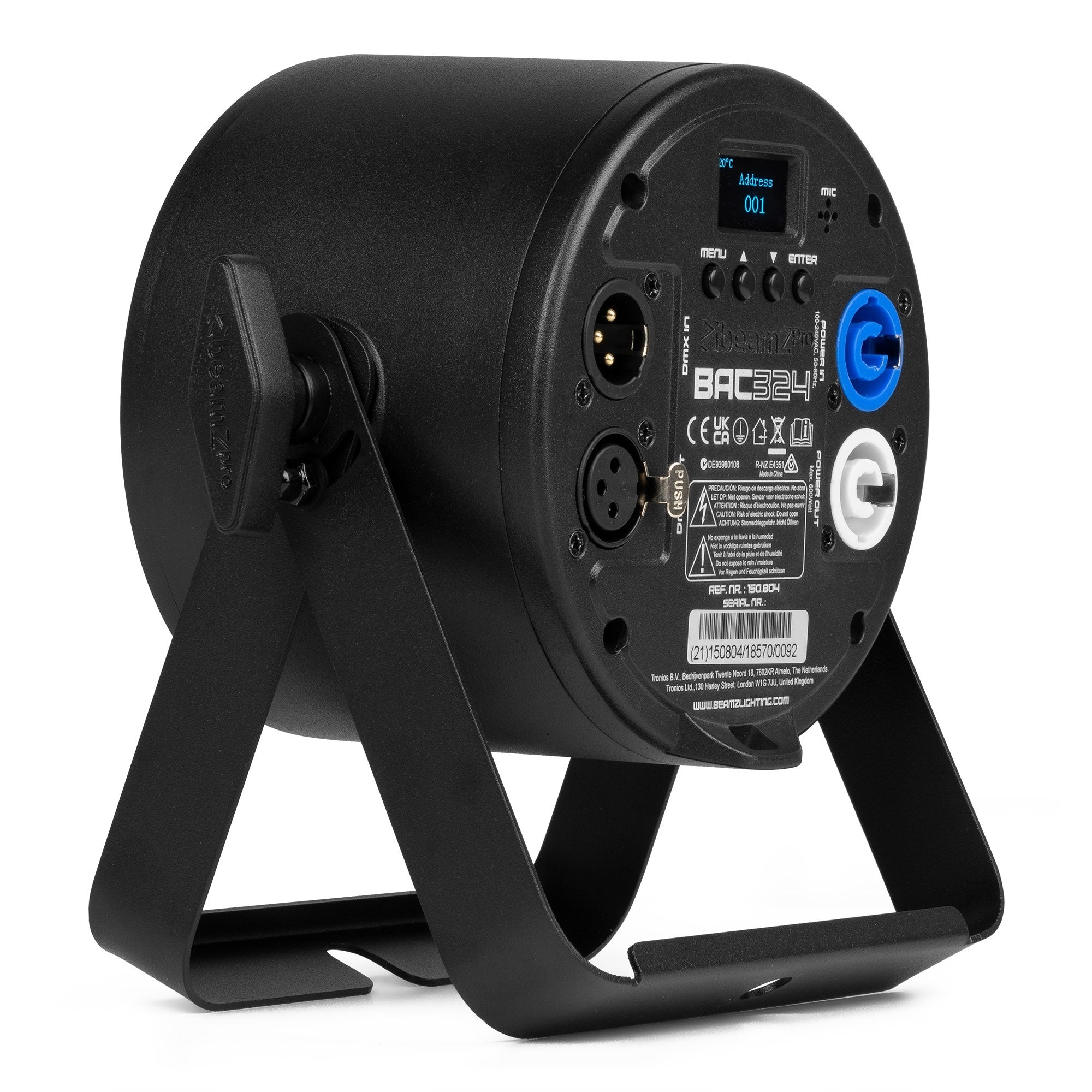 BeamZ BAC324 LED ProPAR RGBWA-UV prožektors