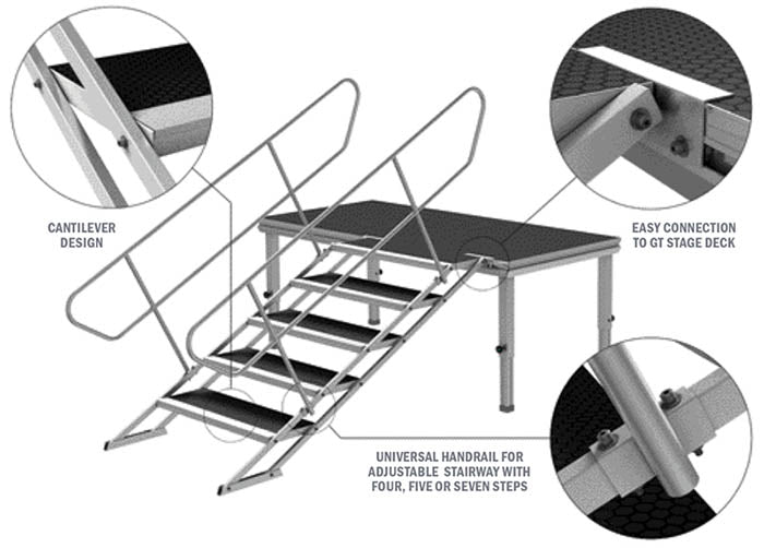 TAF STH-STAIRS/ADJ Adjustable stairs