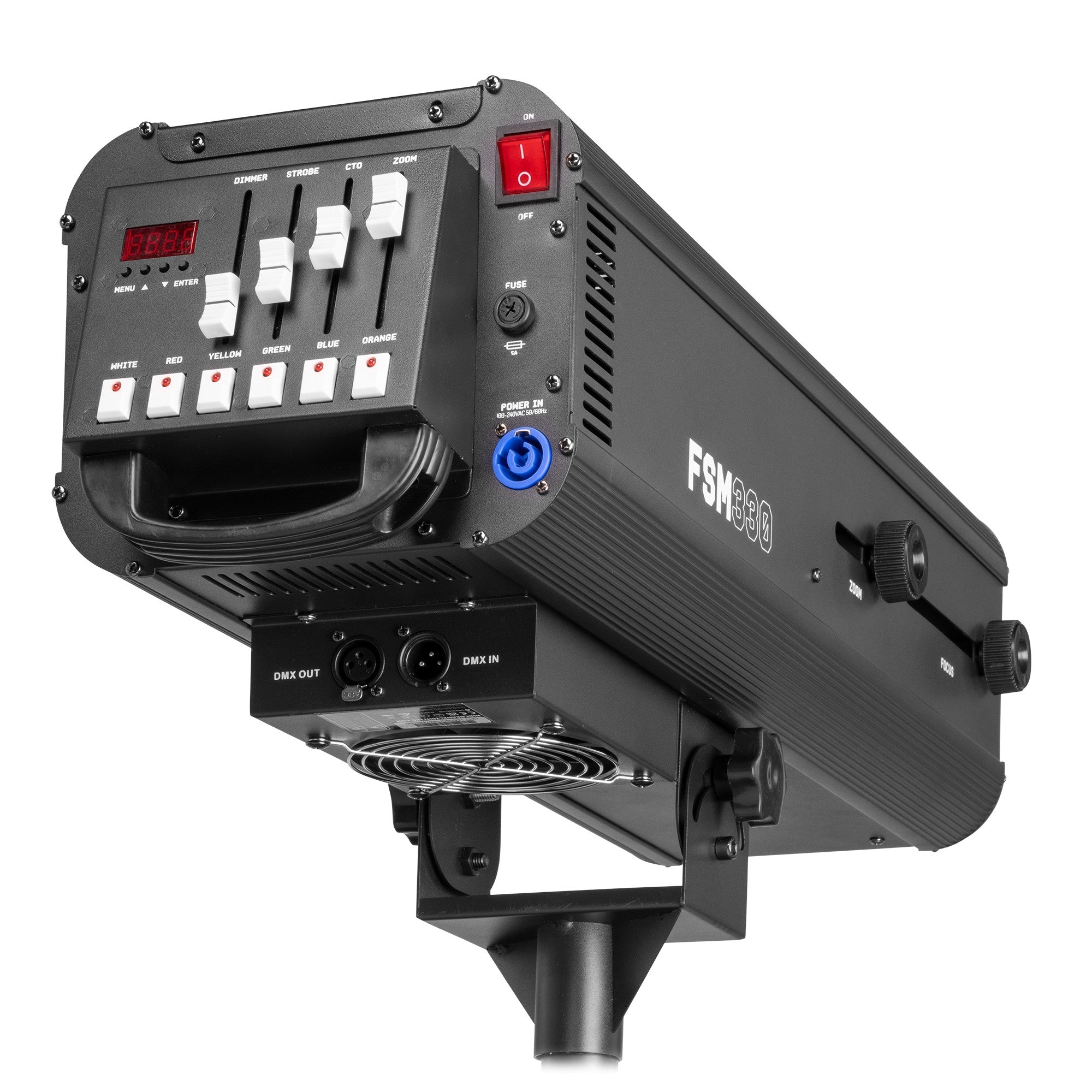 BeamZ FSM330 LED Follow Spot 200W Prožektors ar Tripod statīvu
