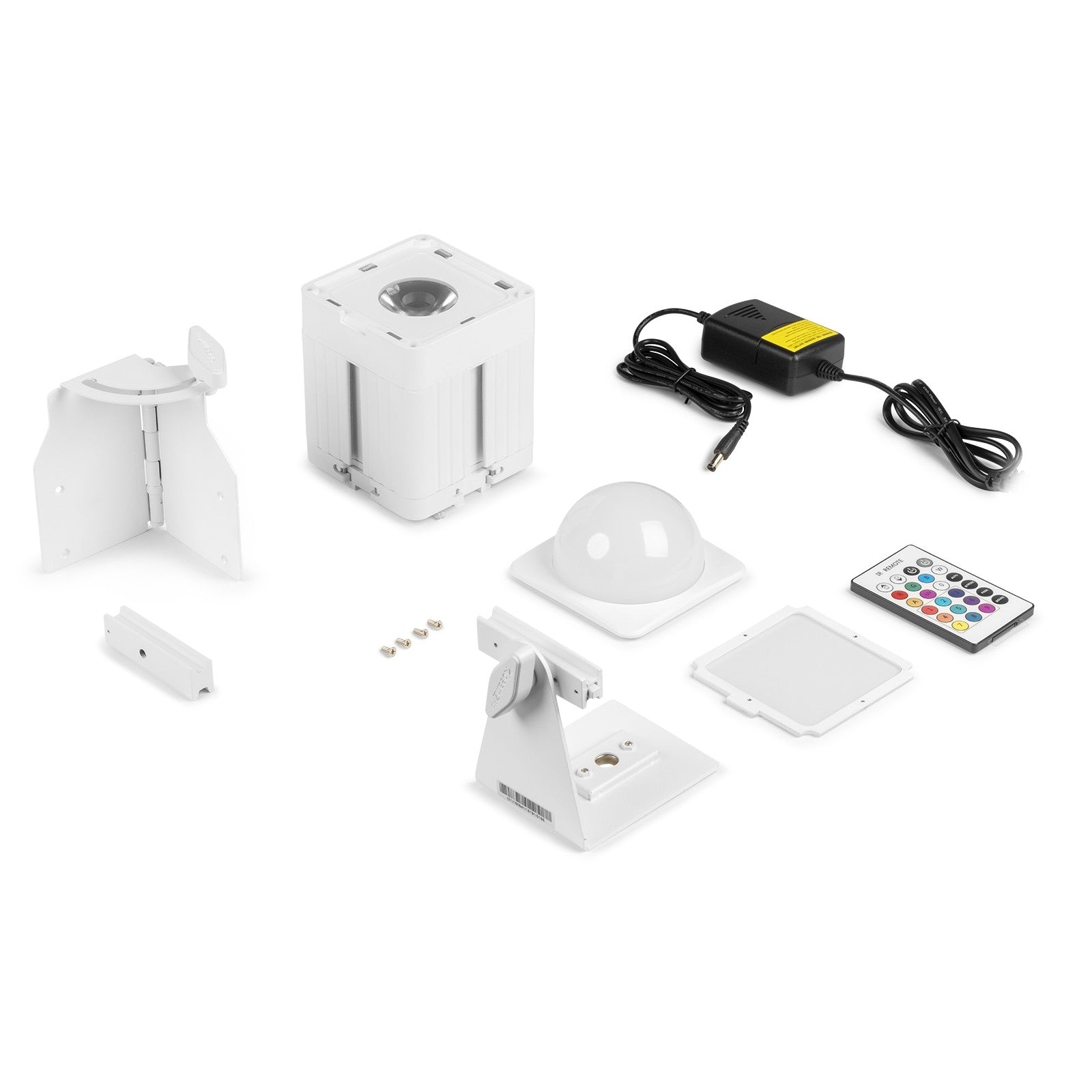 BeamZ KUBE20WH Linkable Battery Uplight ārtelpu gaismeklis