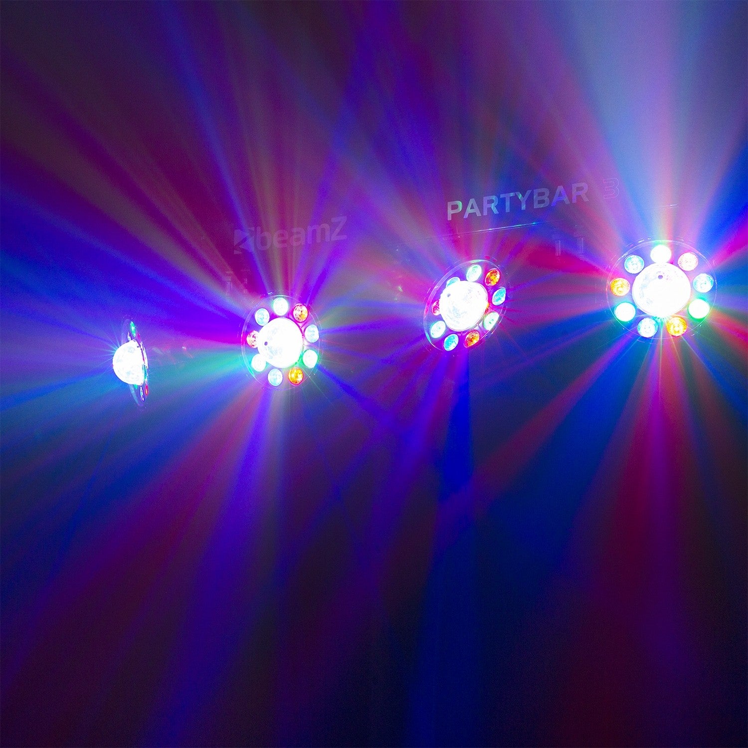 BeamZ PartyBar3 4x Par with Magic Ball komplekts ar statīvu