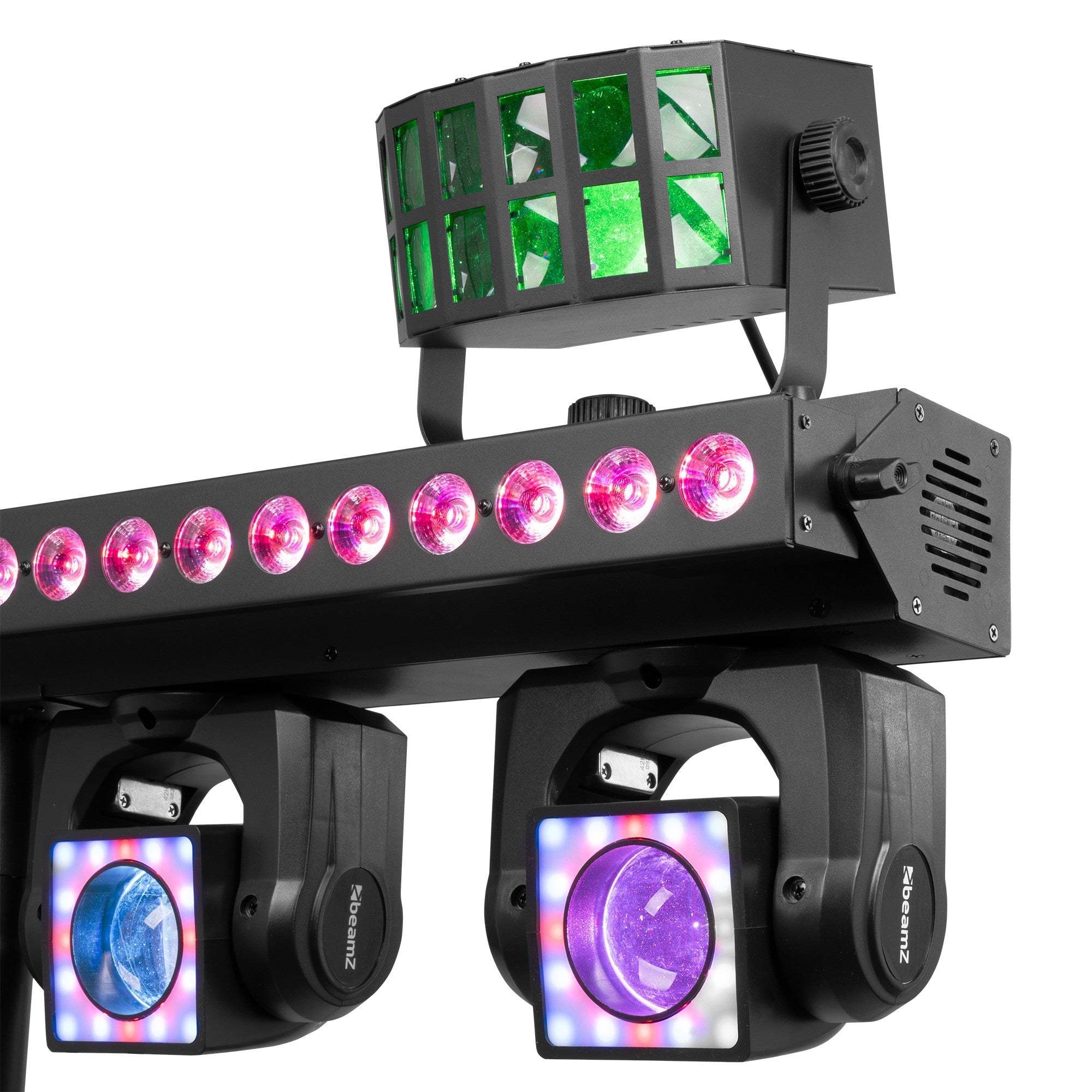 BeamZ ShowBar GO Ultra with 4 Moving Heads, LED Bar and 2 Derby Effects