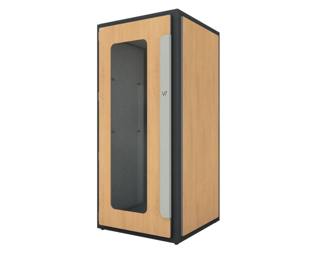 Vicoustic VicBooth Ultra B 1x1 Natural Oak Booth