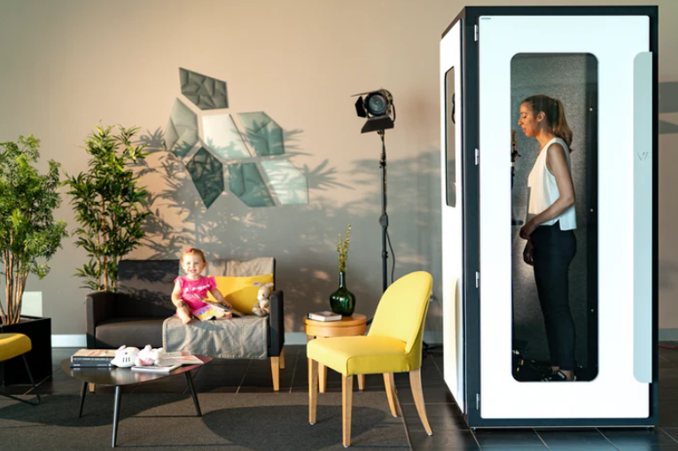 Vicoustic VicBooth Ultra C 1x1 White Matte Booth
