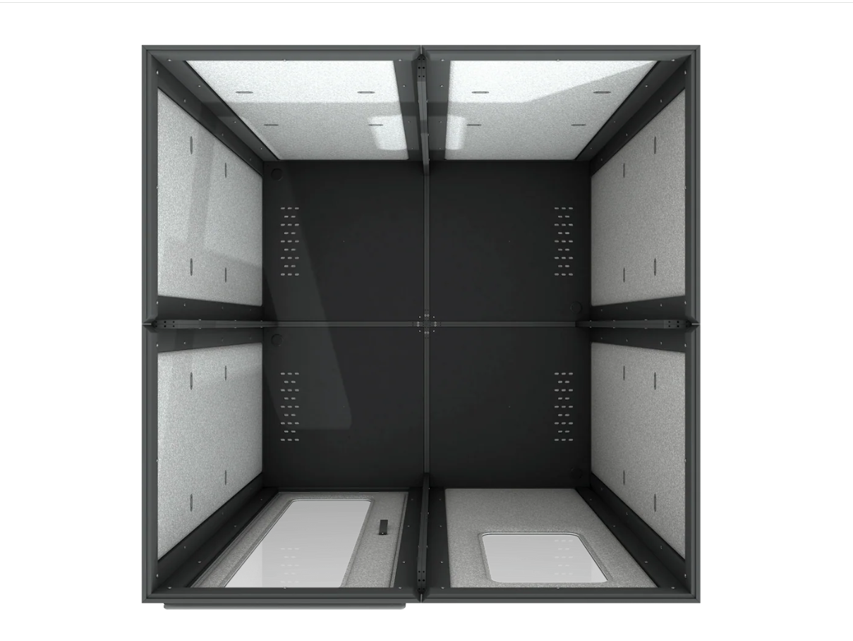Vicoustic VicBooth Ultra C 1x1 Black Matte Booth