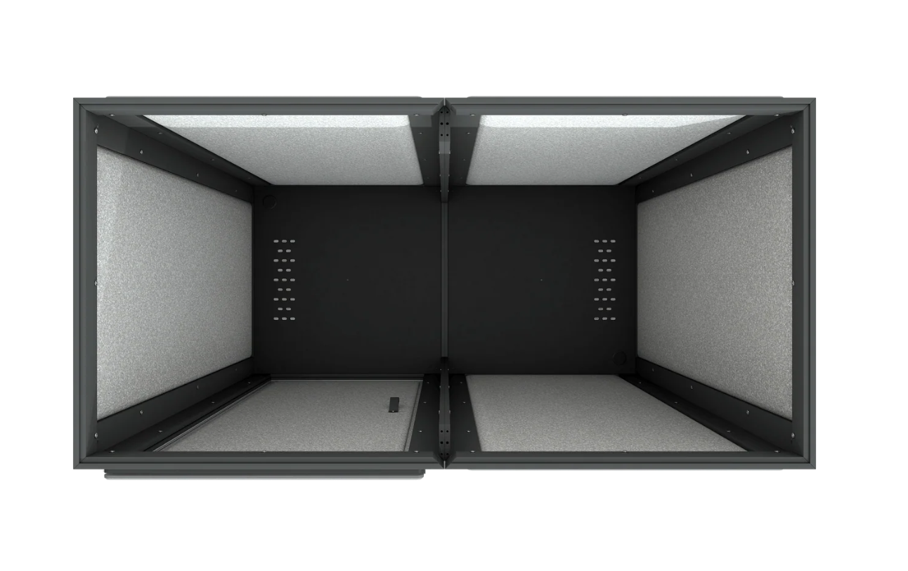 Vicoustic VicBooth Ultra A 1x2 Black Matte Booth